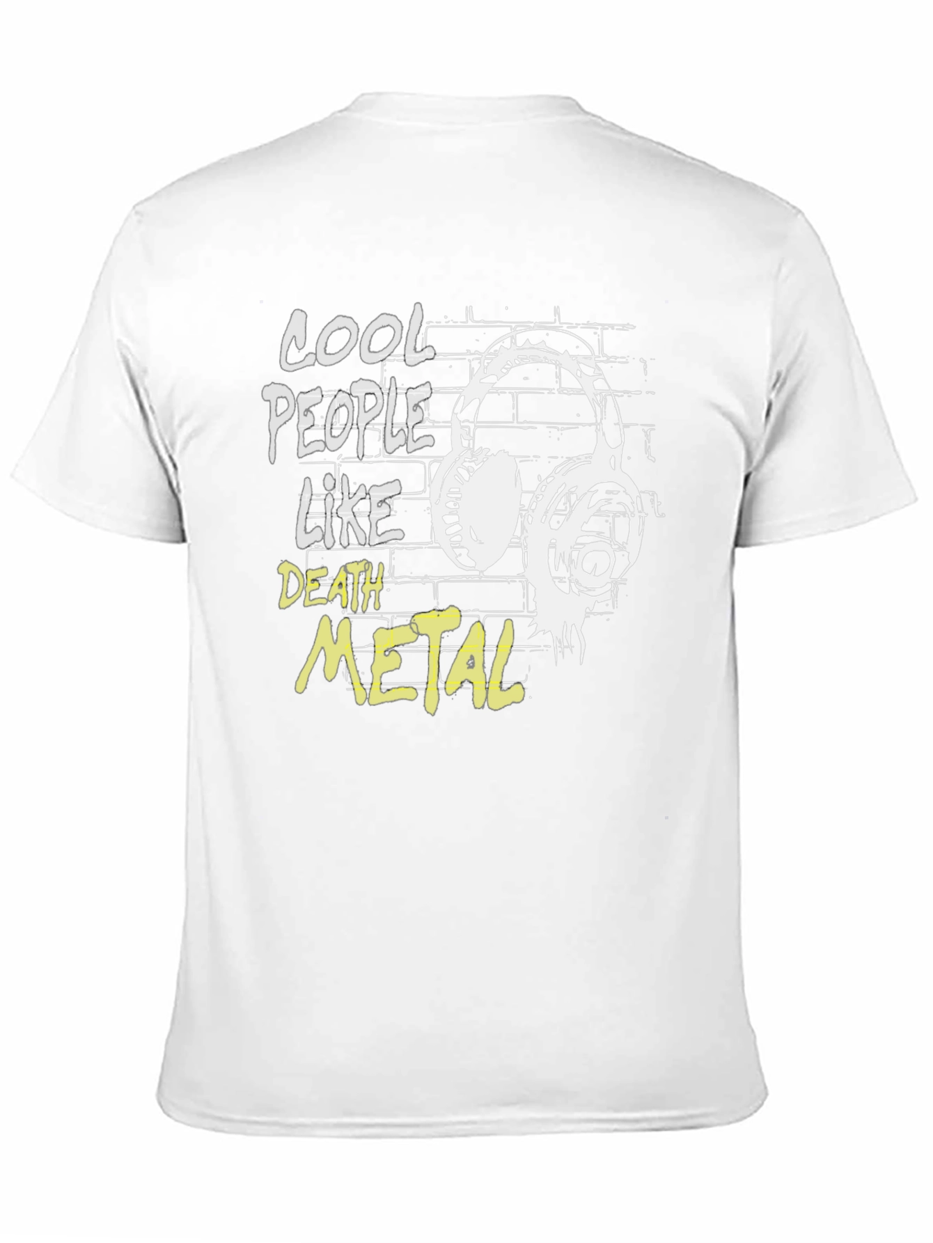 Cool People Like Death Metal Graphic T-Shirt