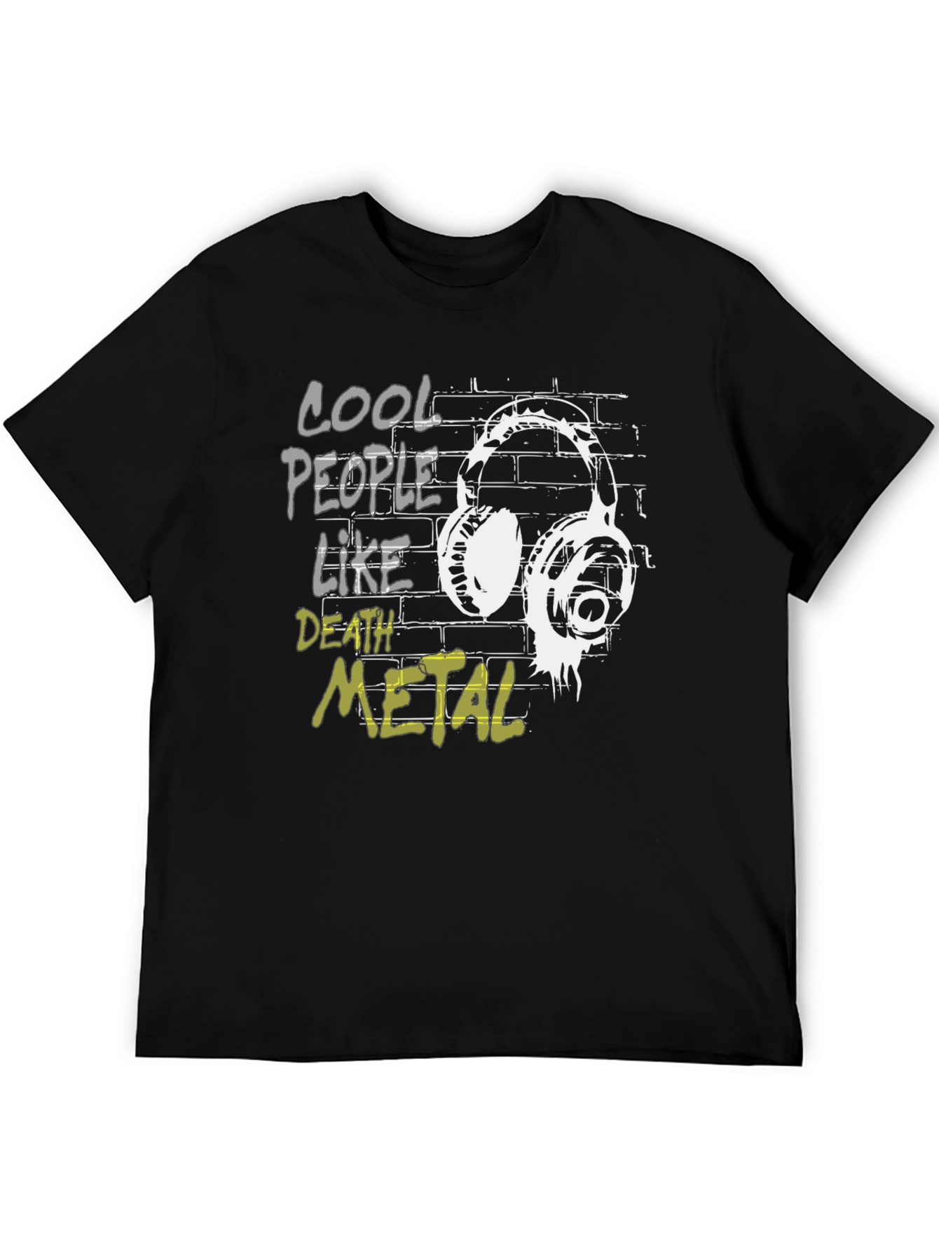 Cool People Like Death Metal Graphic T-Shirt