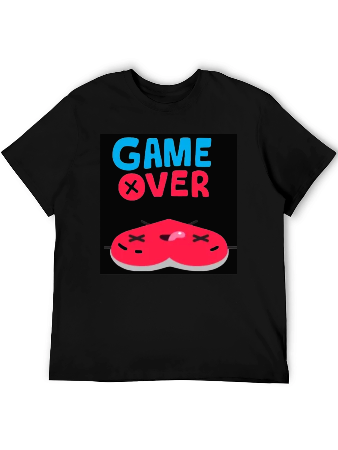 Game Over Heart T-Shirt - Gamer Style Tee