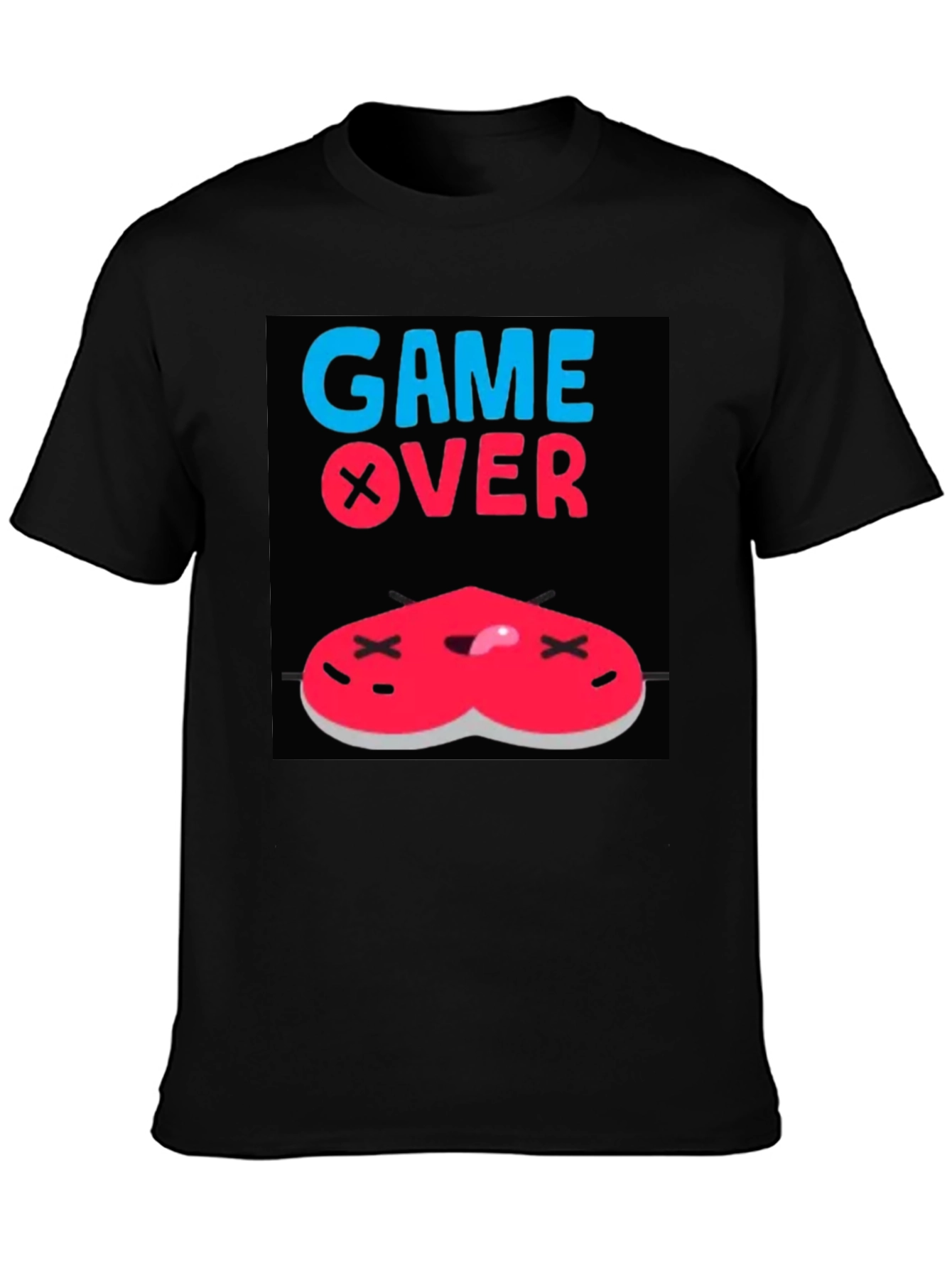 Game Over Heart T-Shirt - Gamer Style Tee