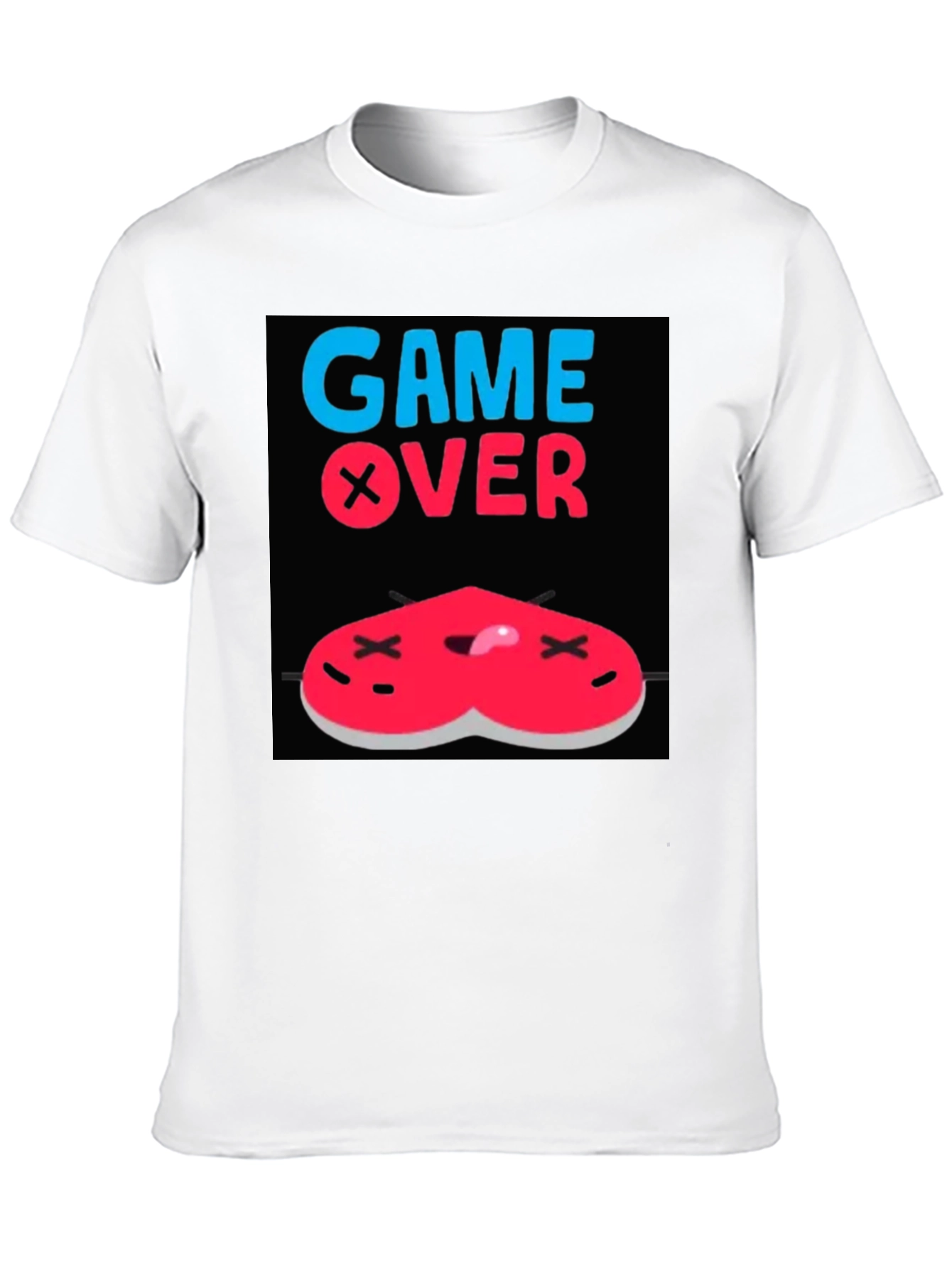 Game Over Heart T-Shirt - Gamer Style Tee