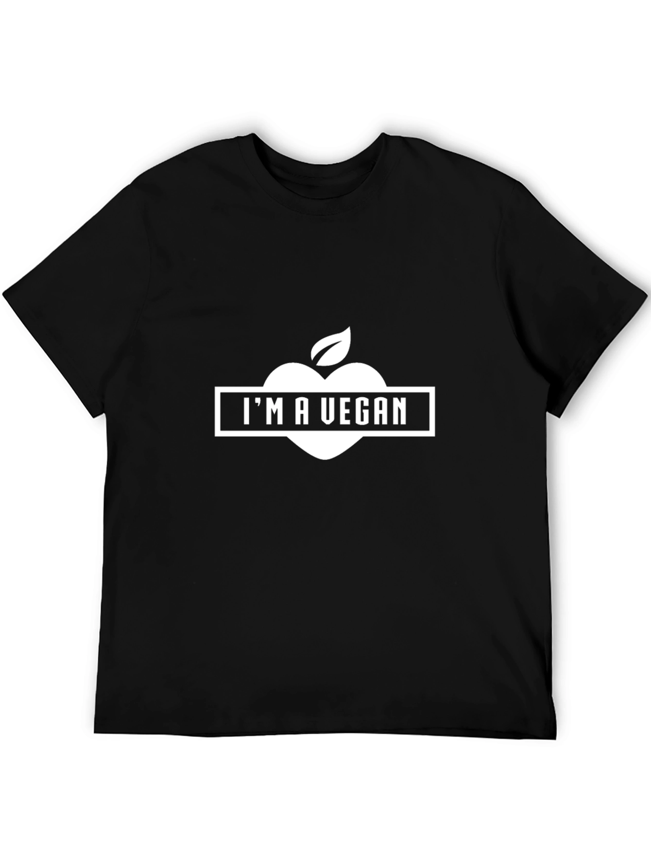 Im a Vegan T-Shirt - Black Vegan Lifestyle Tee