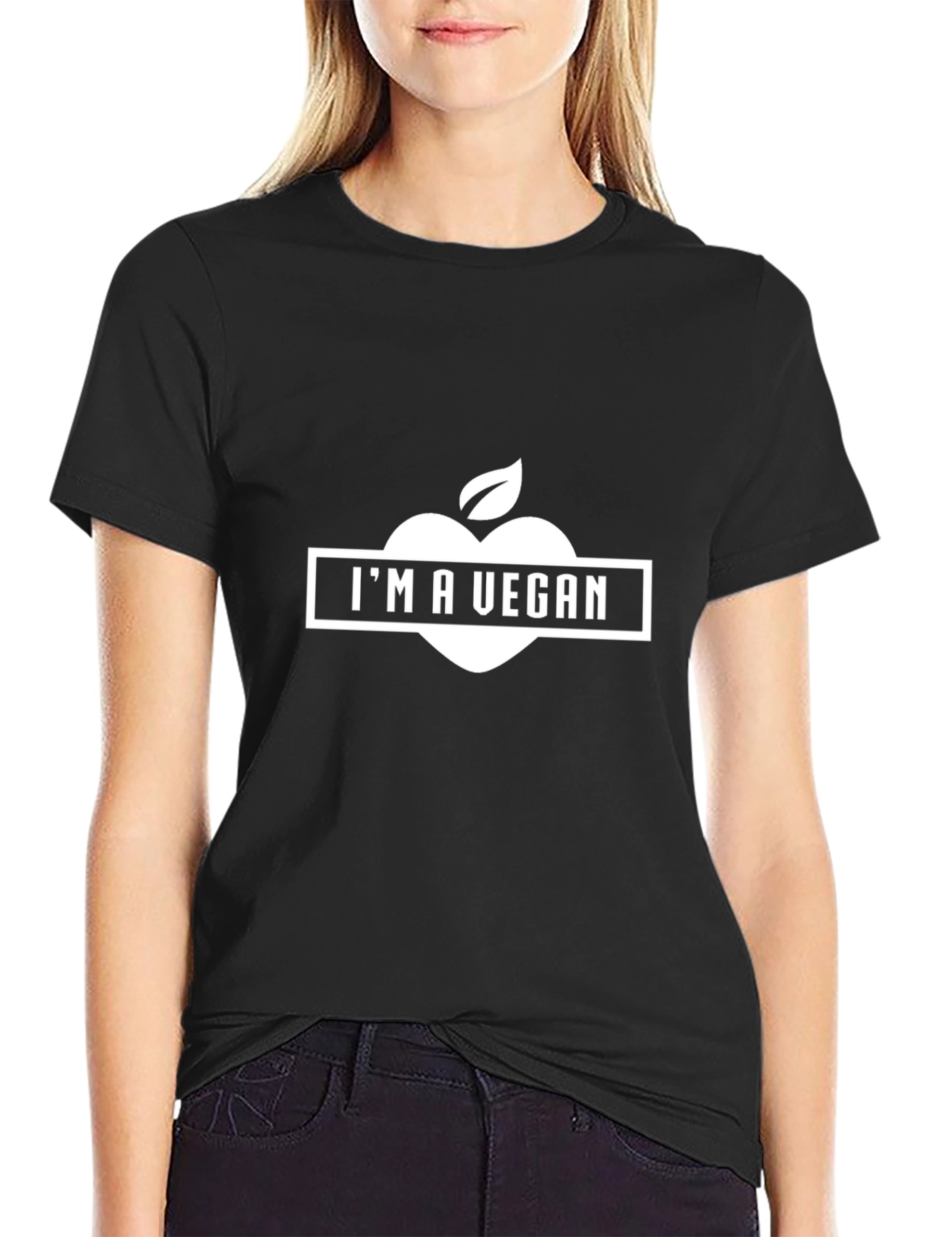 Im a Vegan T-Shirt - Black Vegan Lifestyle Tee