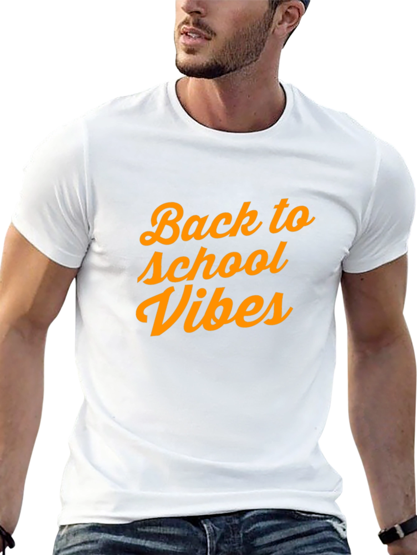 Back to School Vibes Black T-Shirt