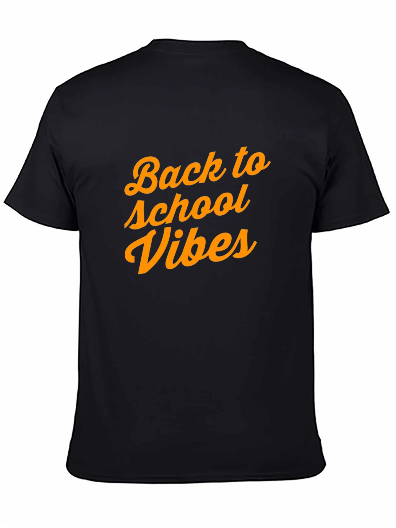 Back to School Vibes Black T-Shirt