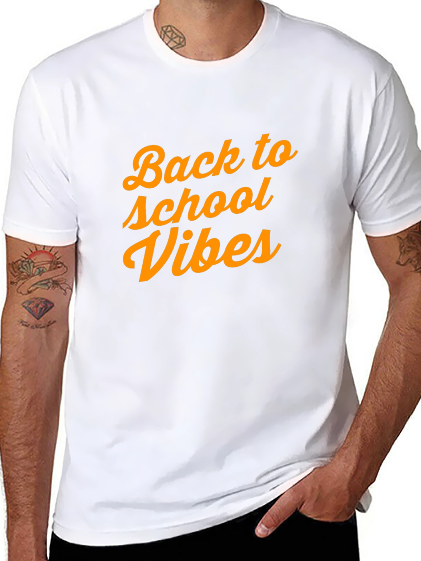 Back to School Vibes Black T-Shirt