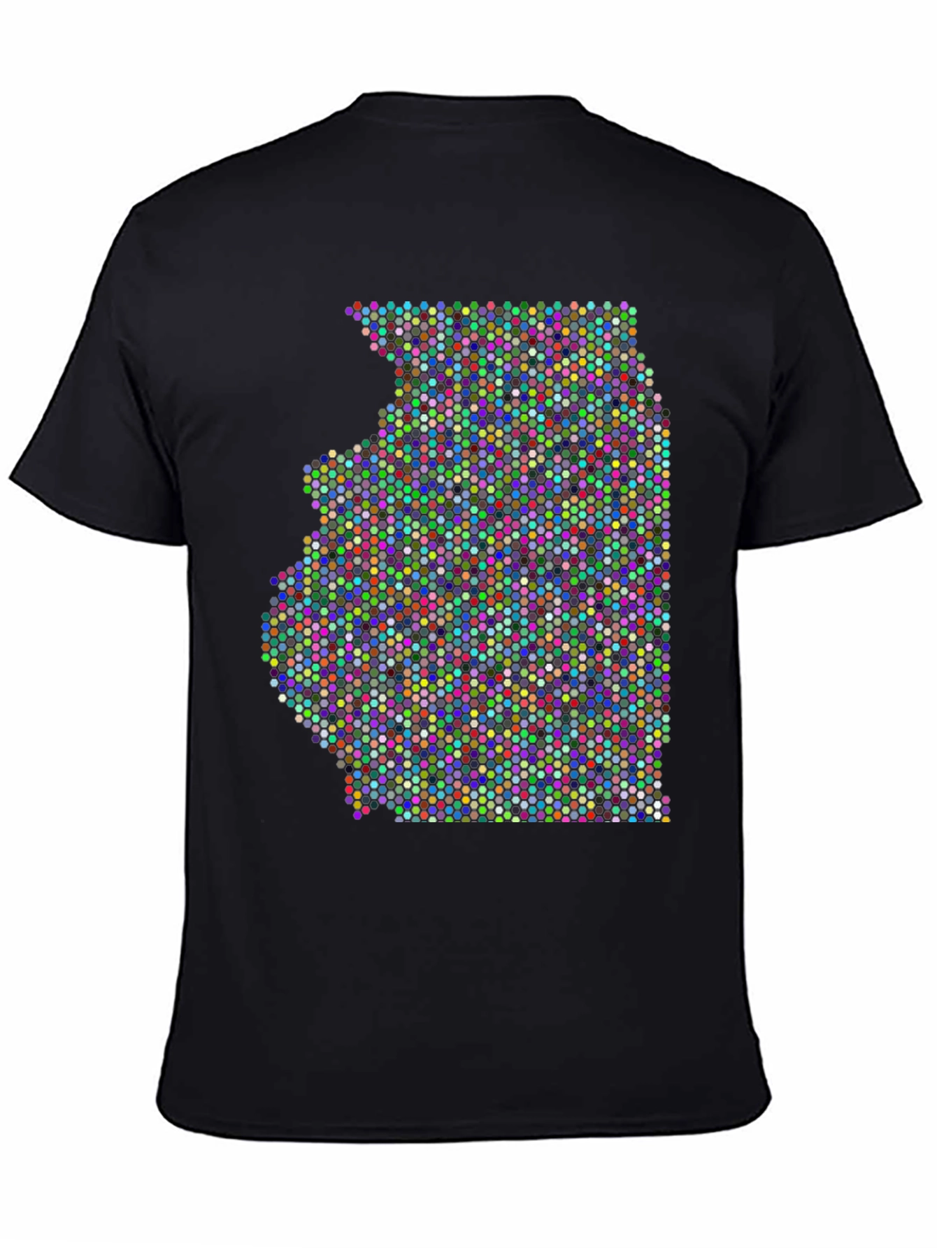 Illinois Dot Map Graphic T-Shirt