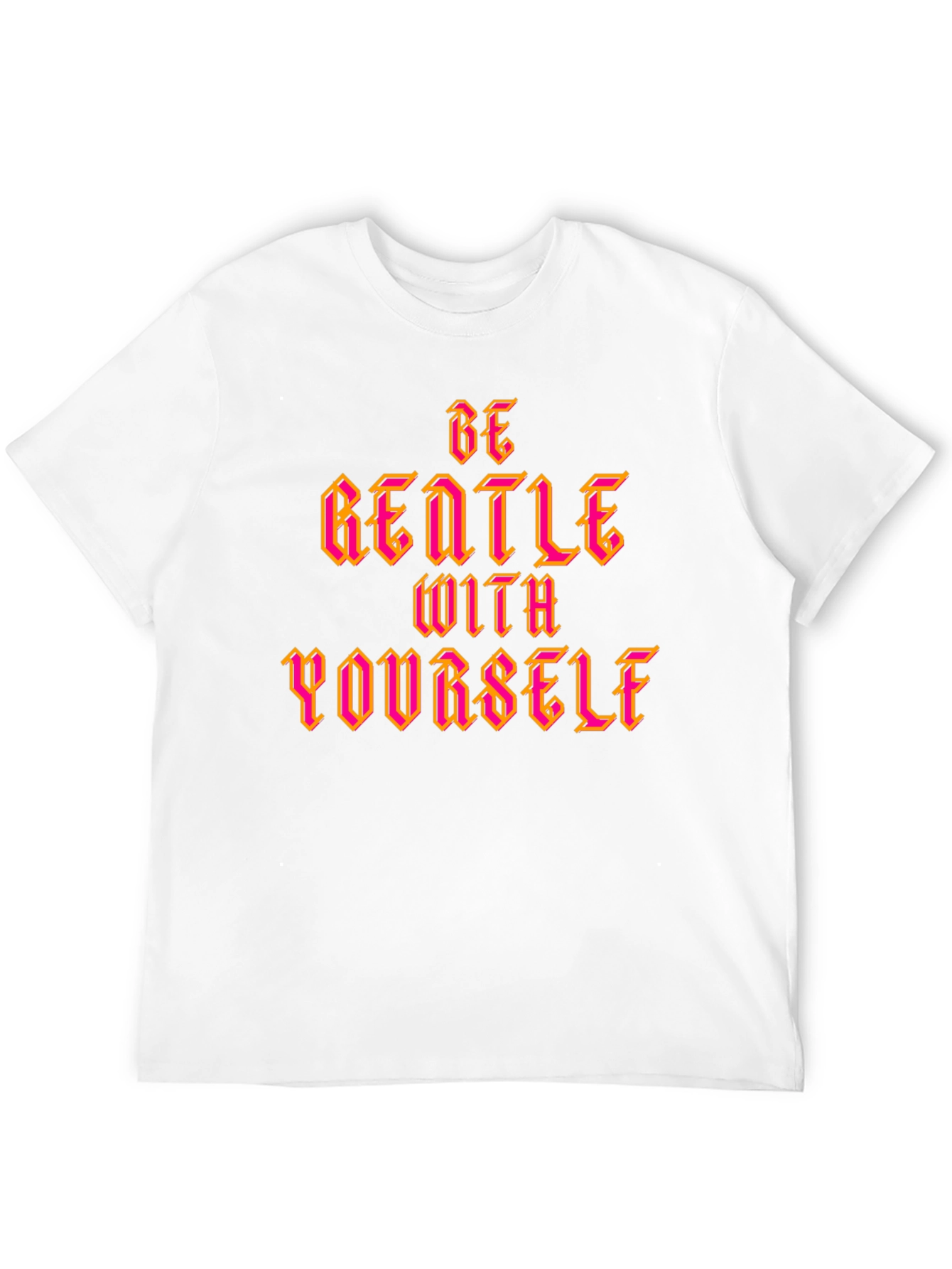 Be Gentle With Yourself Graphic Tee - Black