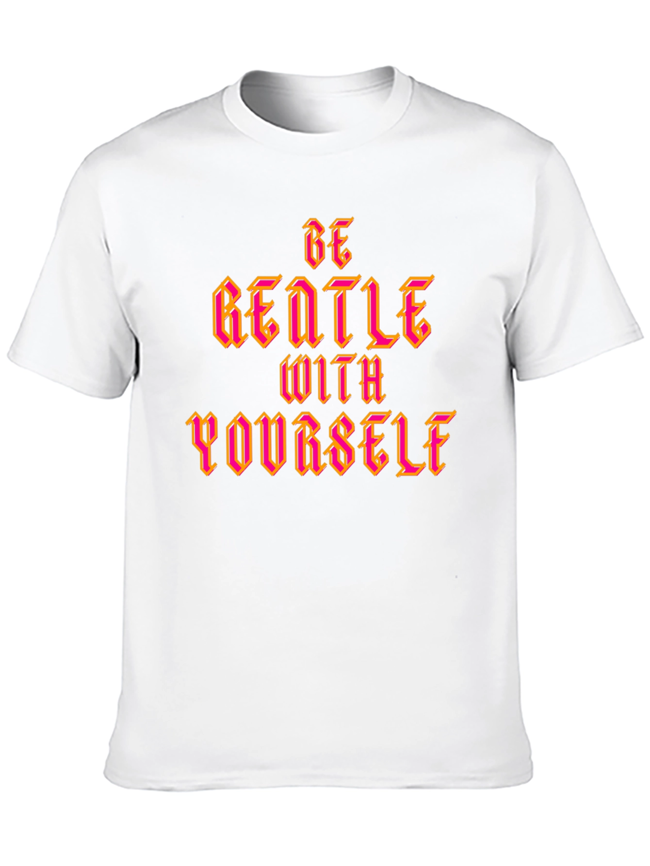 Be Gentle With Yourself Graphic Tee - Black