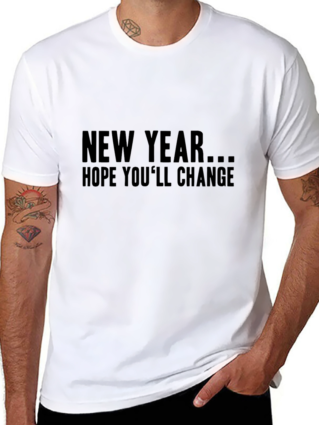 New Year Change Sarcastic Graphic Tee