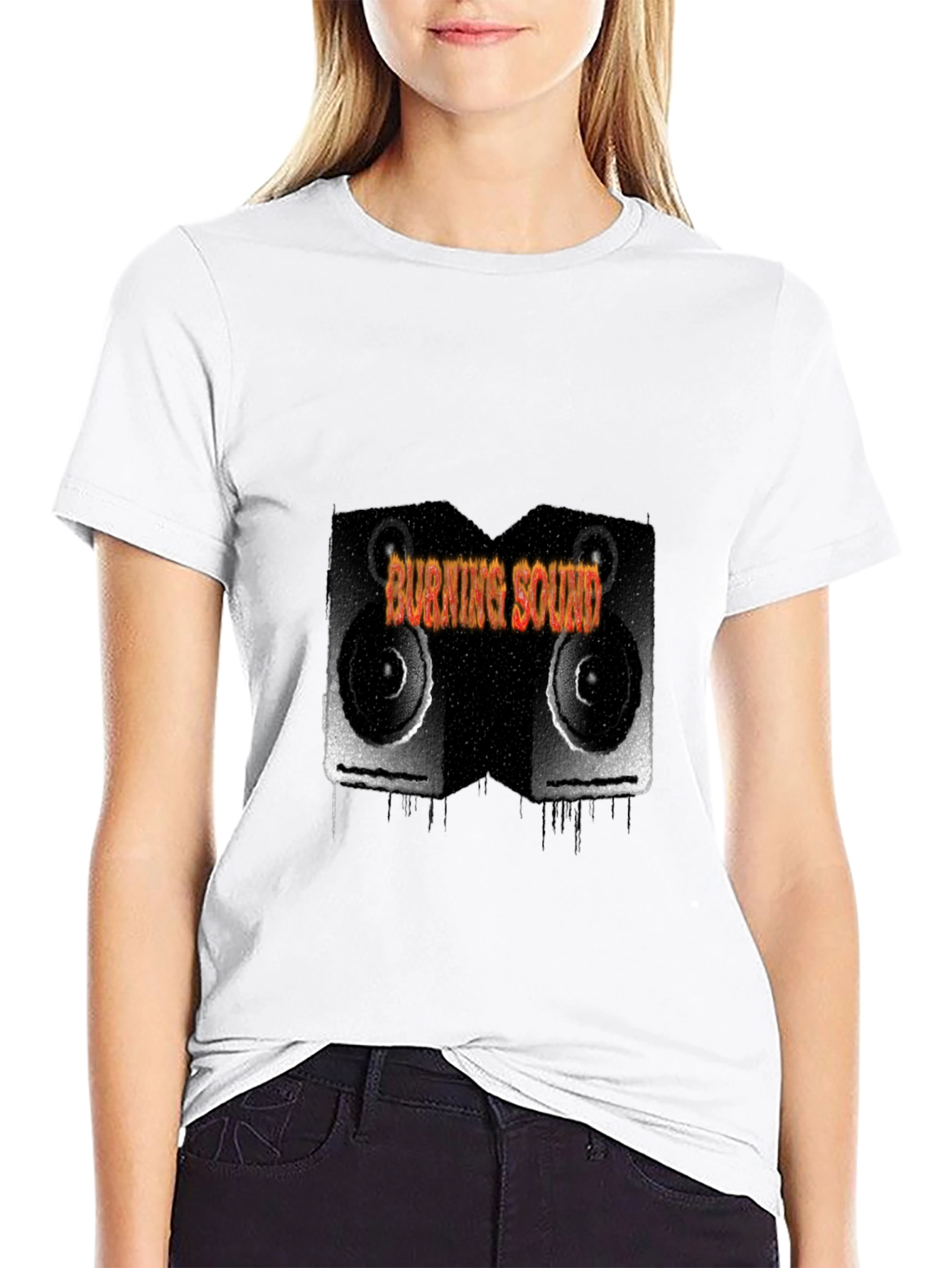 Burning Sound Black T-Shirt