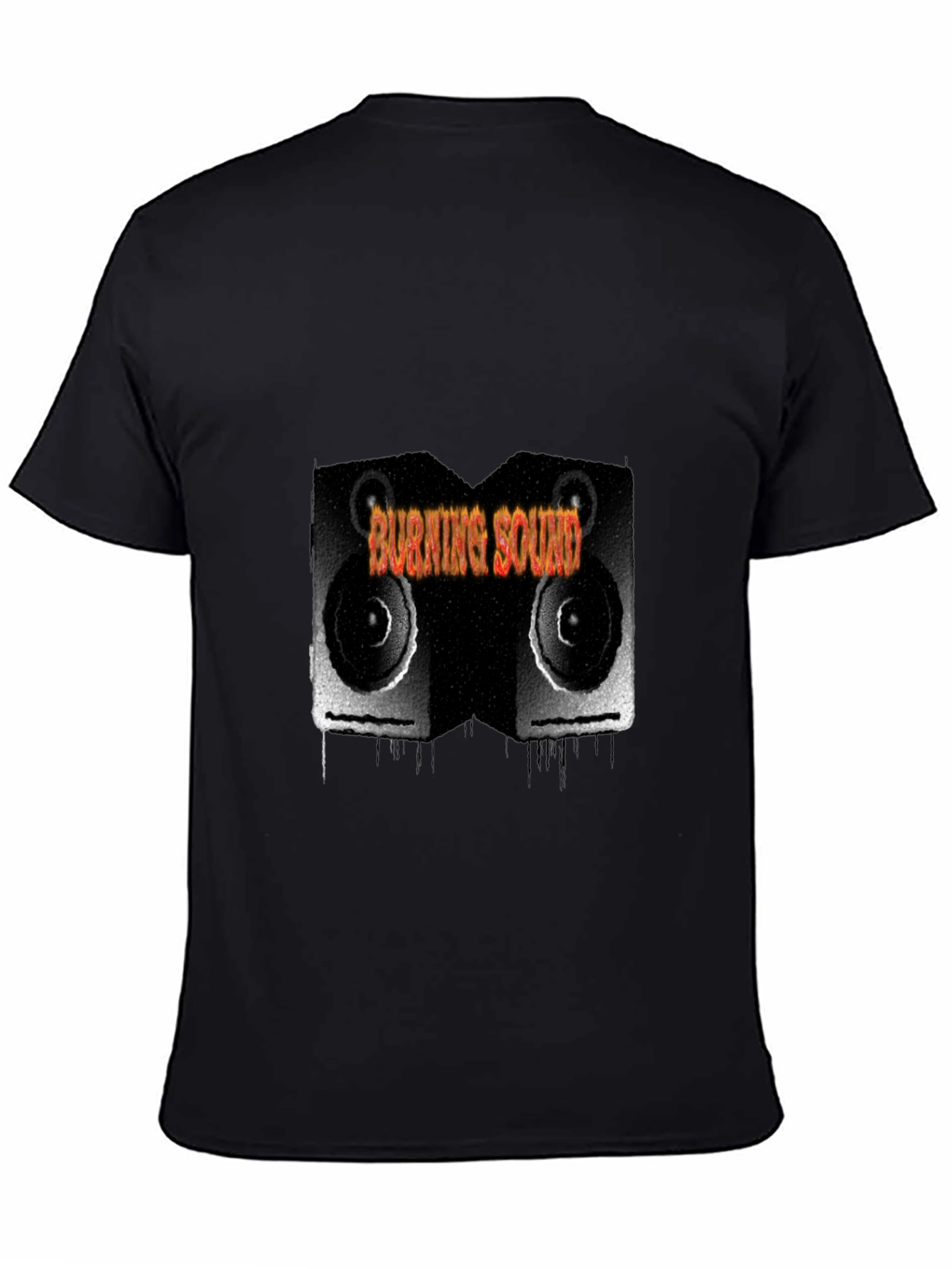 Burning Sound Black T-Shirt