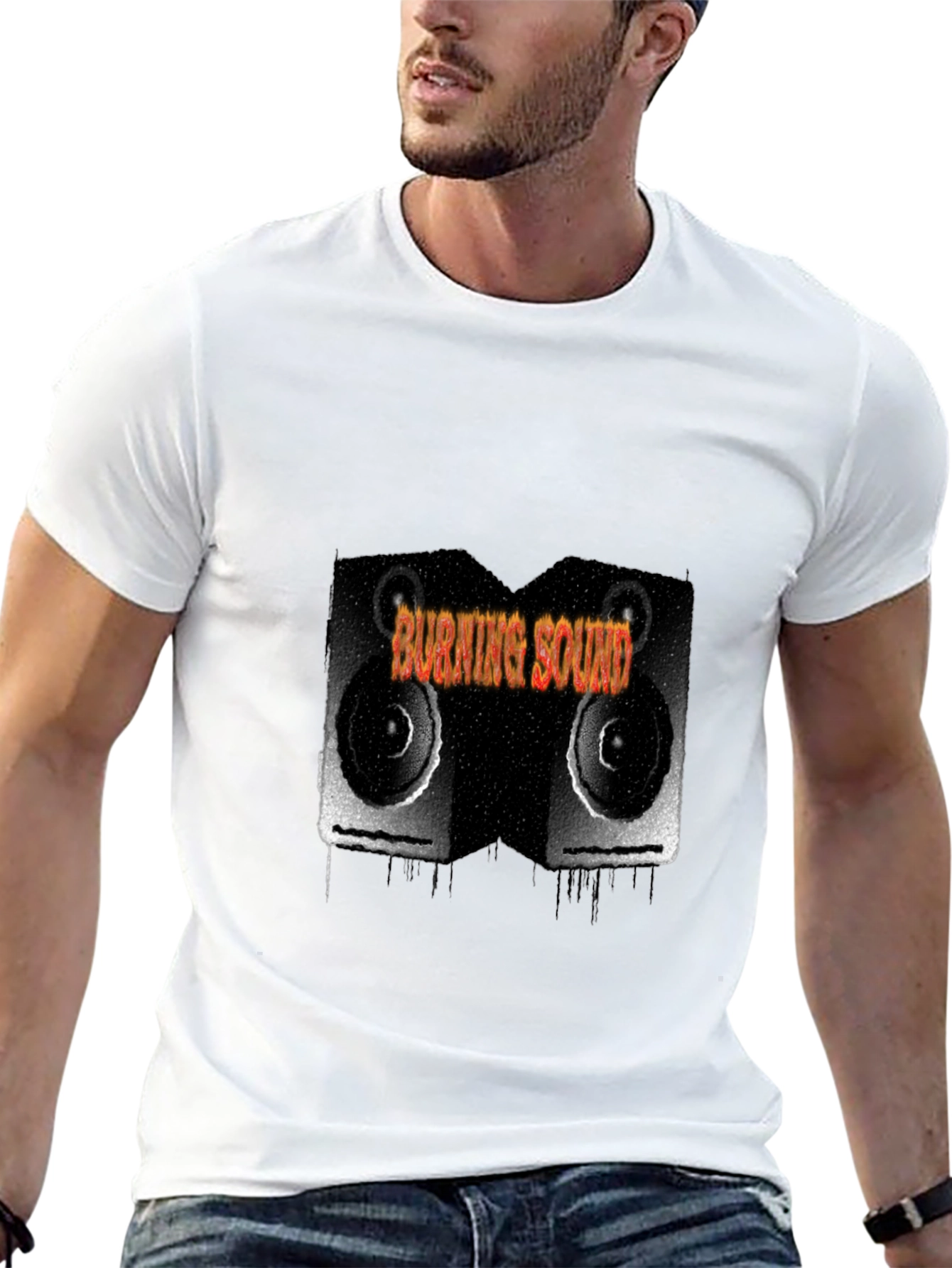 Burning Sound Black T-Shirt