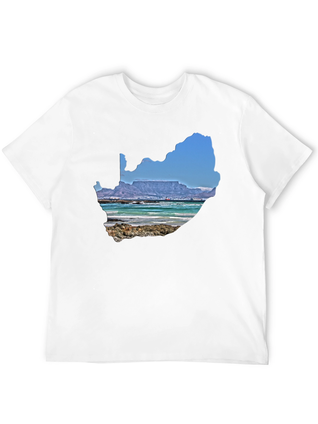 South Africa Landscape Graphic Tee - Black