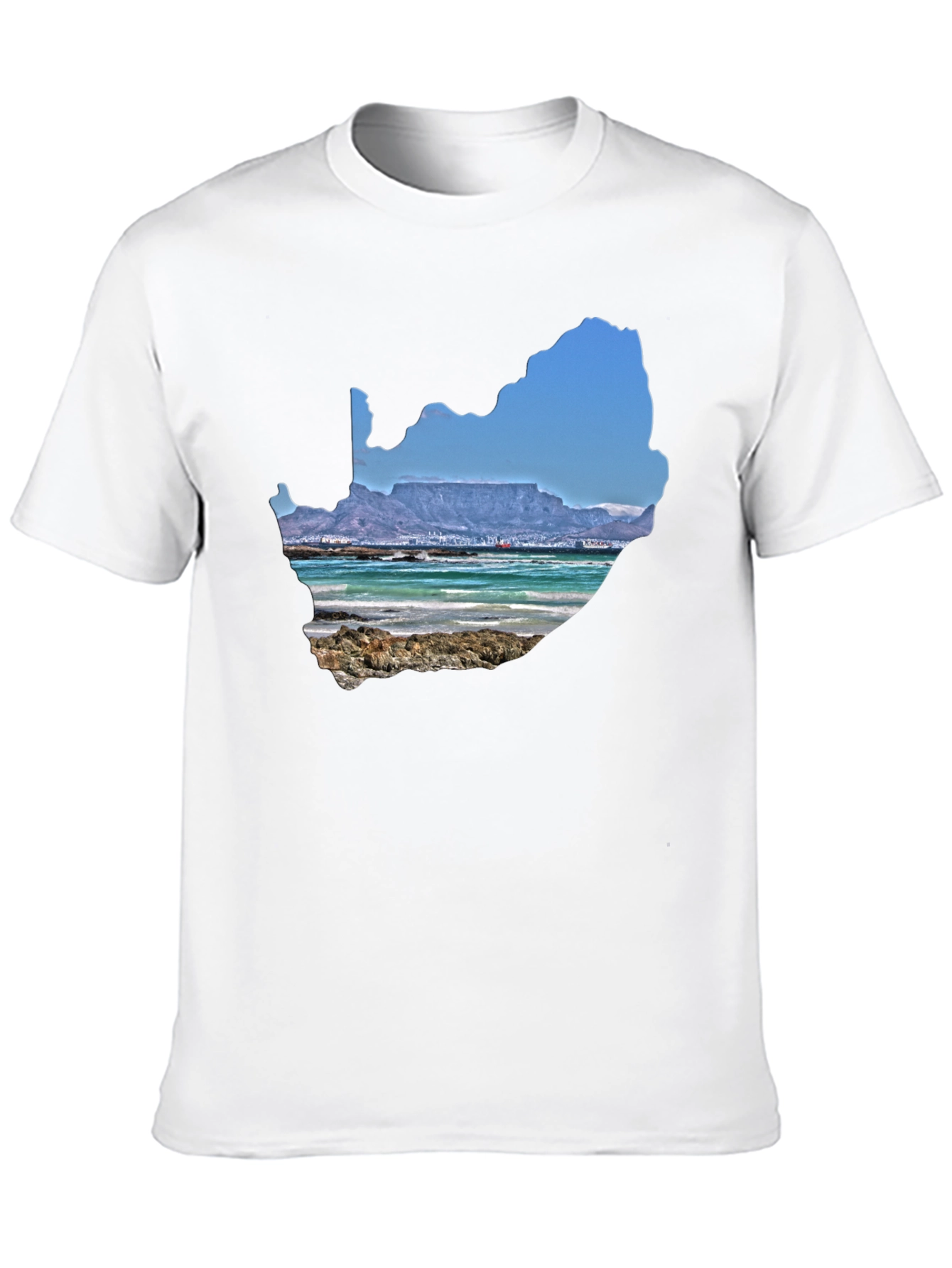 South Africa Landscape Graphic Tee - Black