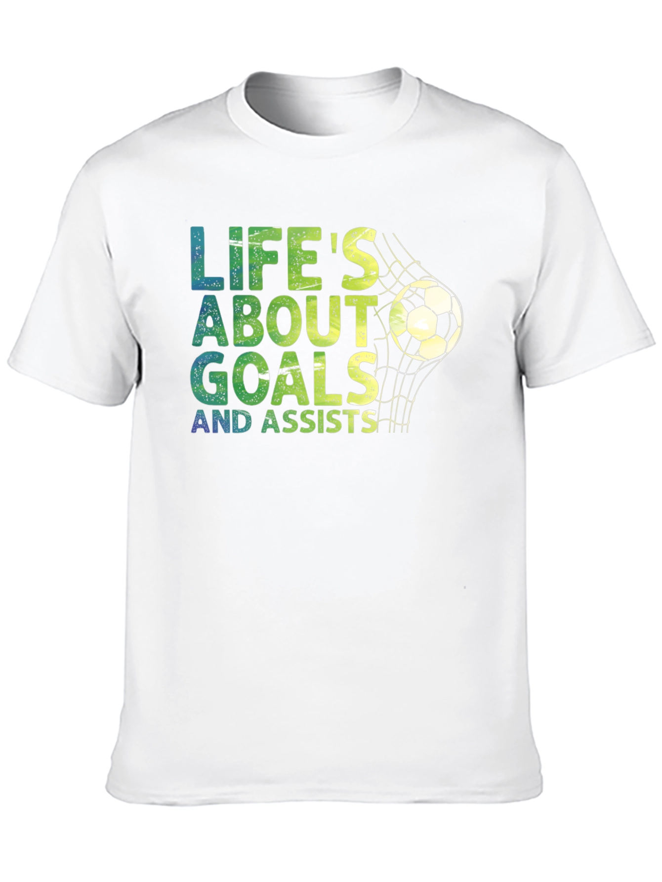 Lifes About Goals Soccer T-Shirt