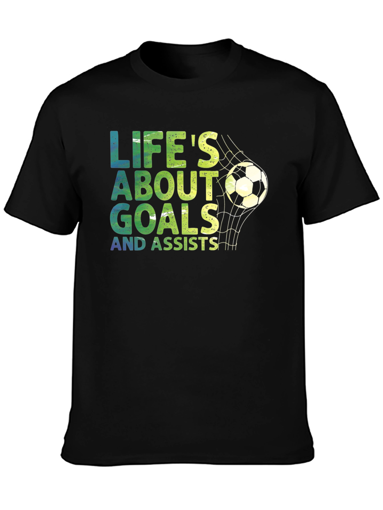 Lifes About Goals Soccer T-Shirt