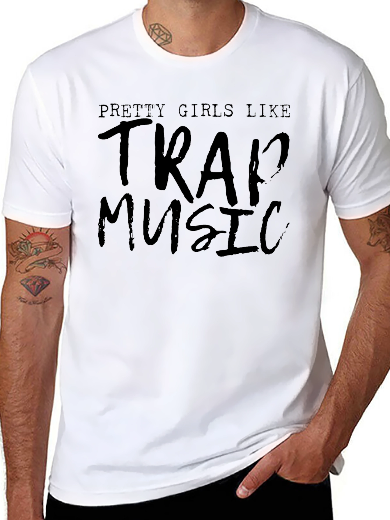 Trap Music T-Shirt - Unisex Black Tee