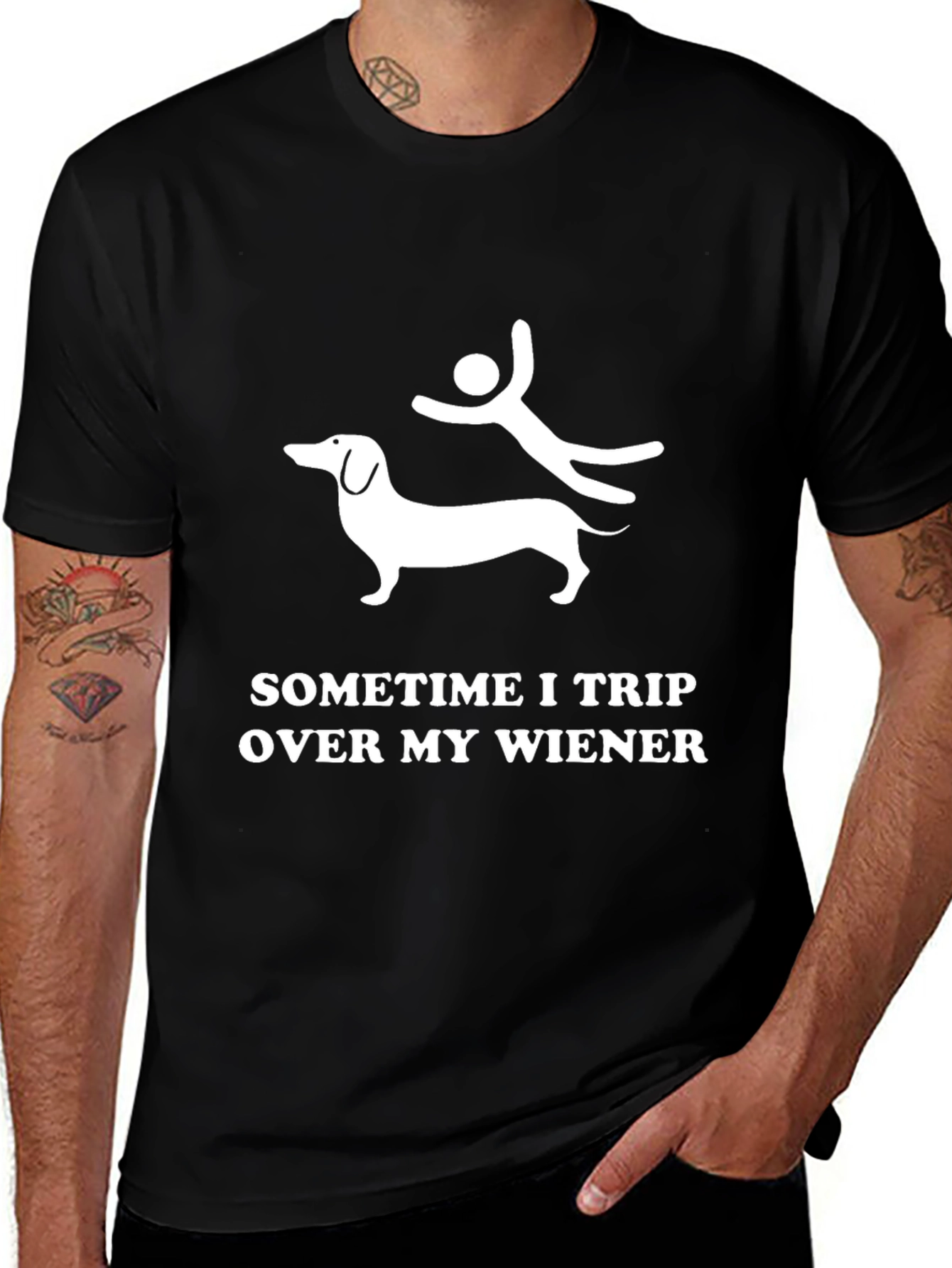 Funny Dachshund Wiener Trip T-Shirt