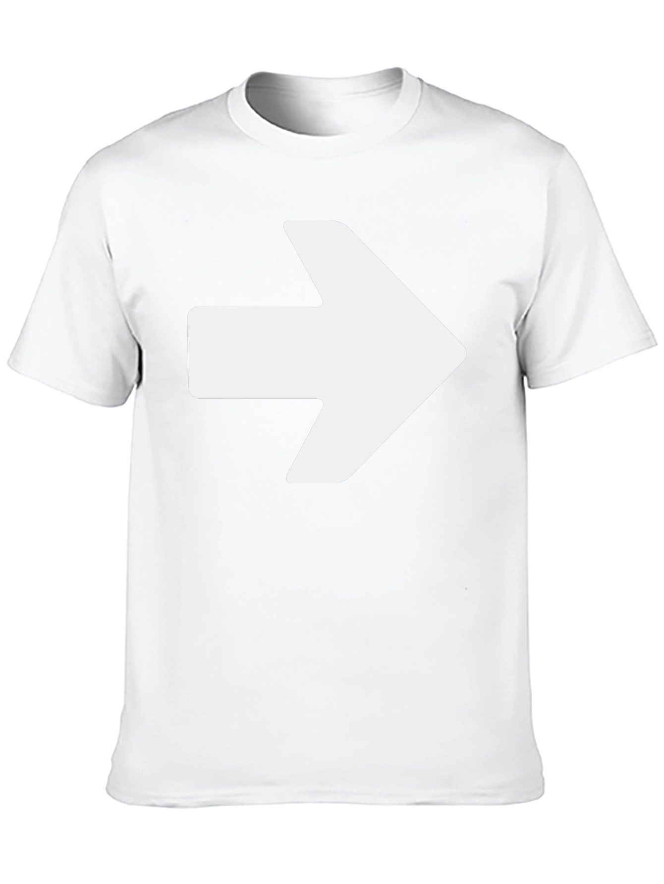 Right Arrow Graphic Black T-Shirt