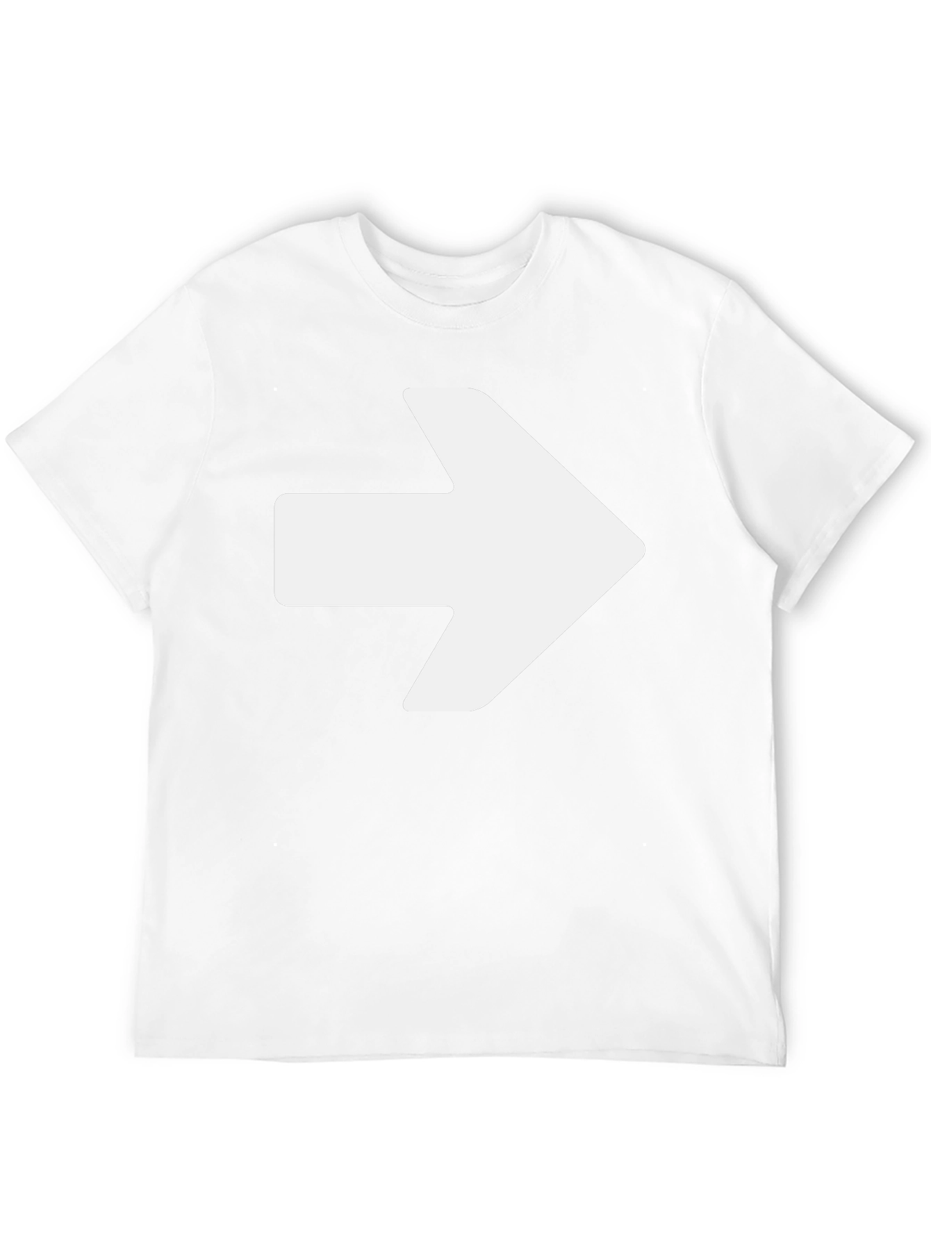 Right Arrow Graphic Black T-Shirt