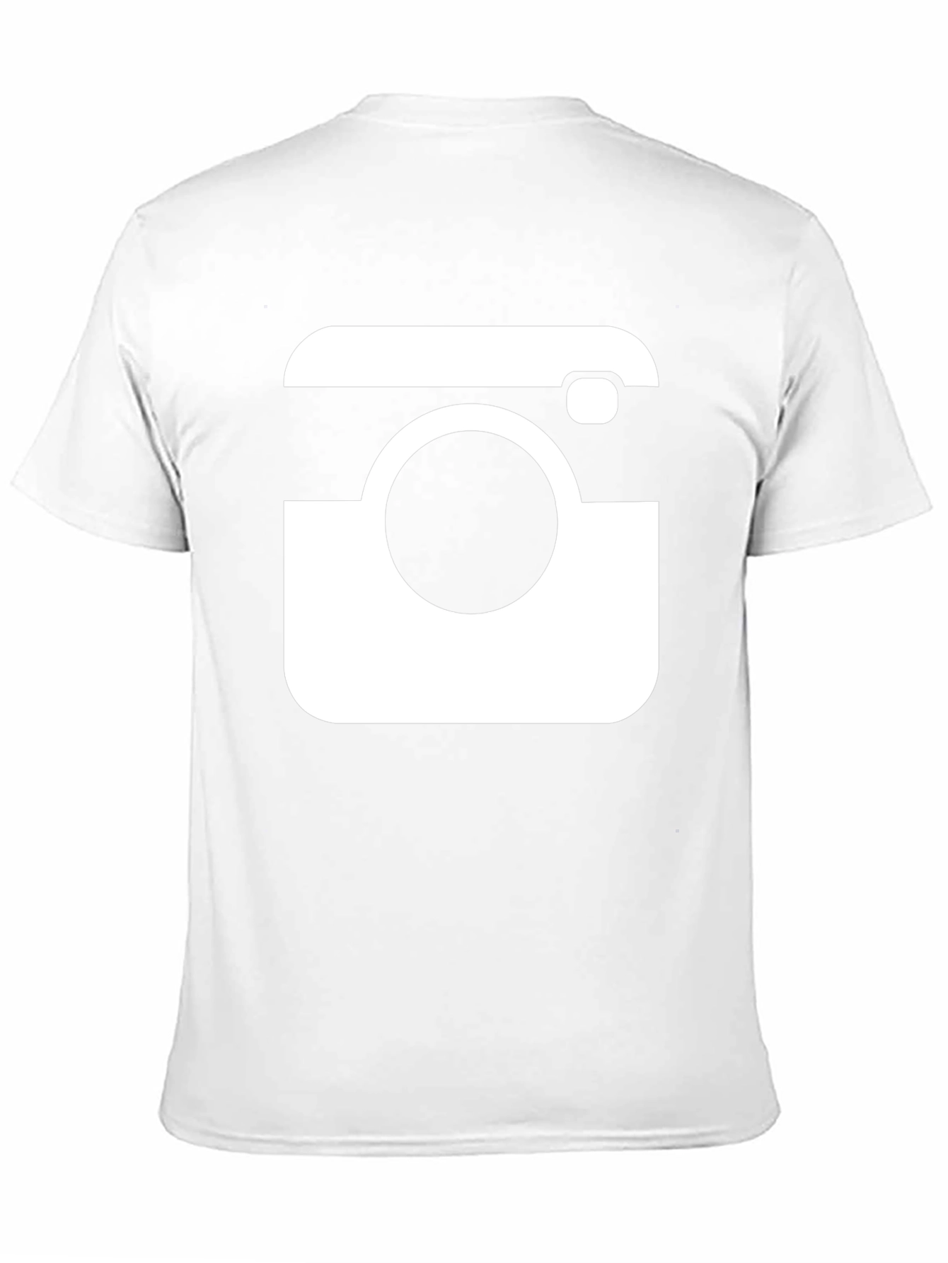 Cool Camera Graphic Tee - Black Cotton T-Shirt