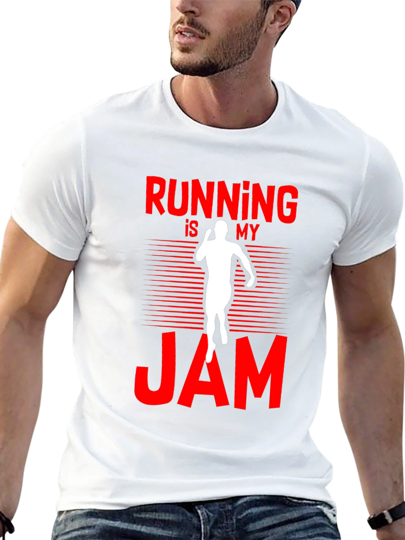 Running is My Jam Black T-Shirt
