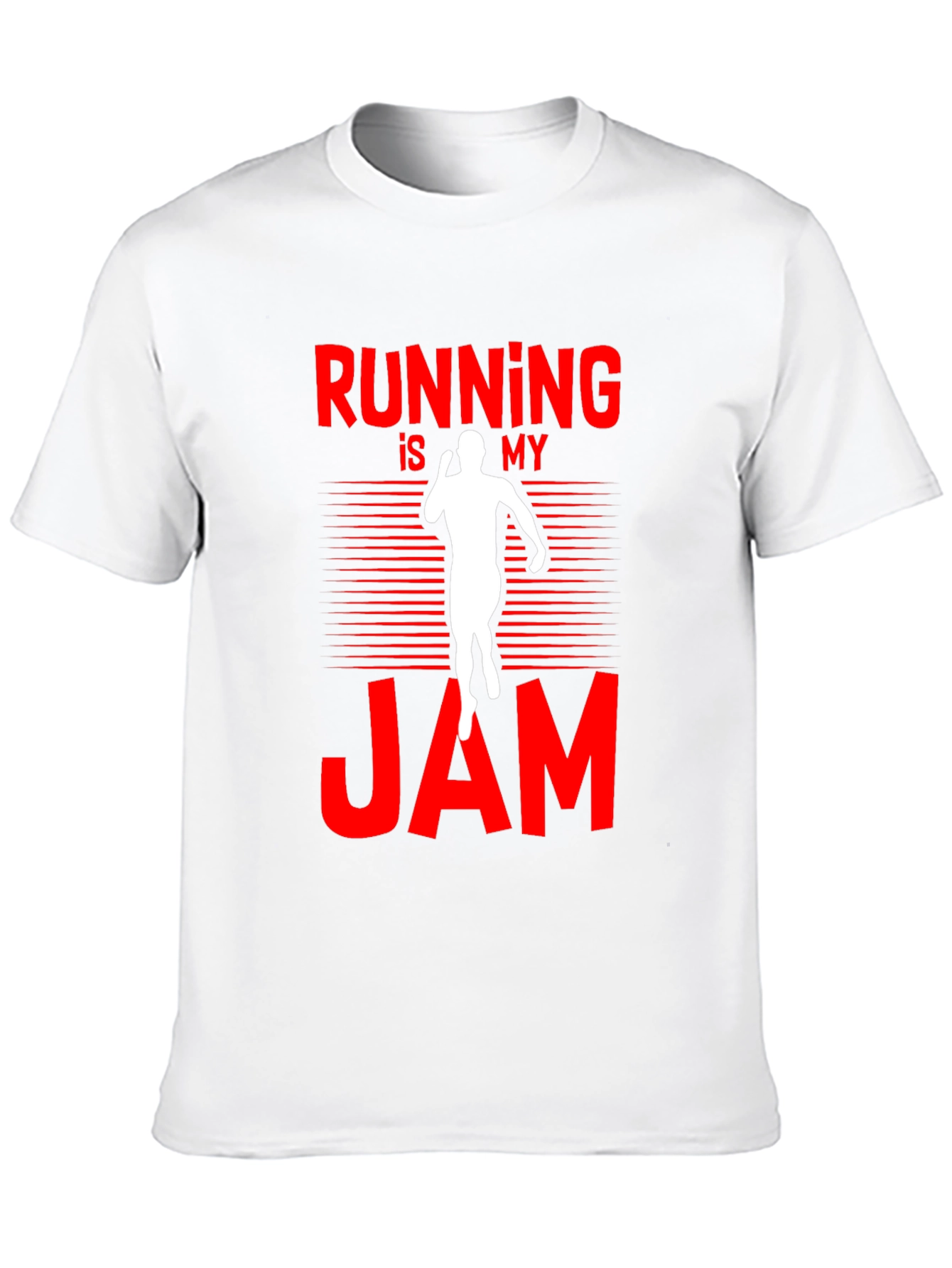 Running is My Jam Black T-Shirt