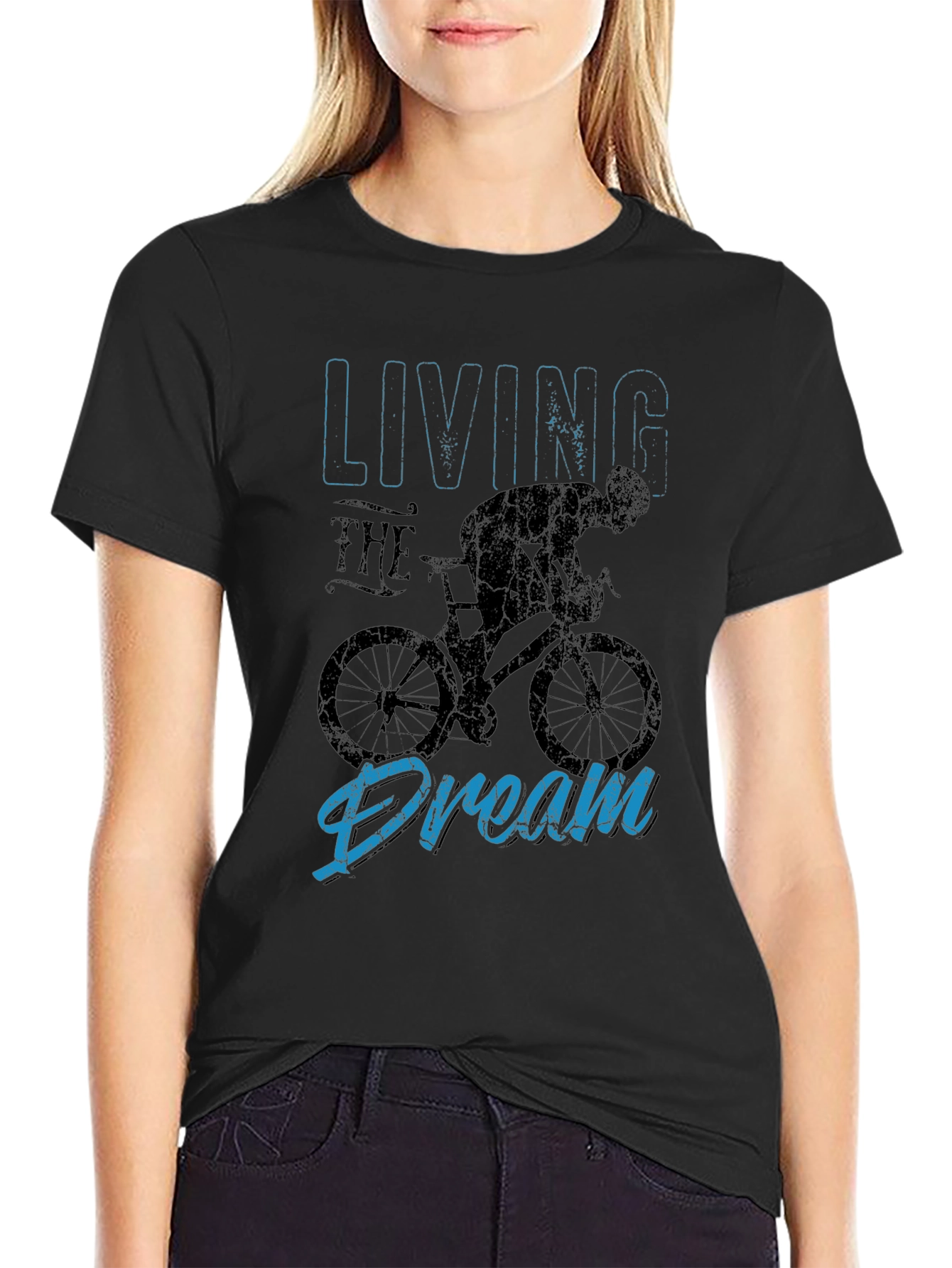 Living the Dream Cycling Graphic Tee