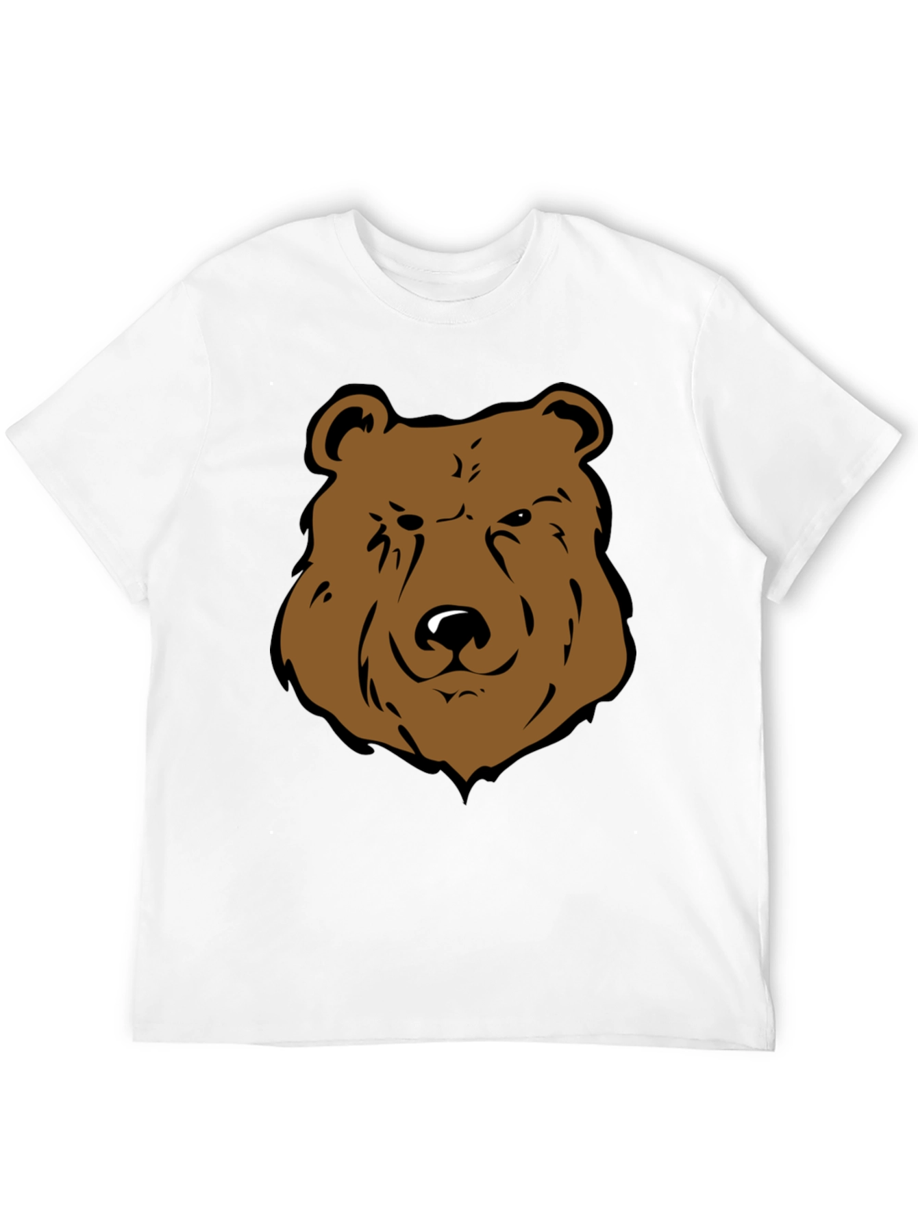 Bear Graphic Tee - Mens Black T-Shirt