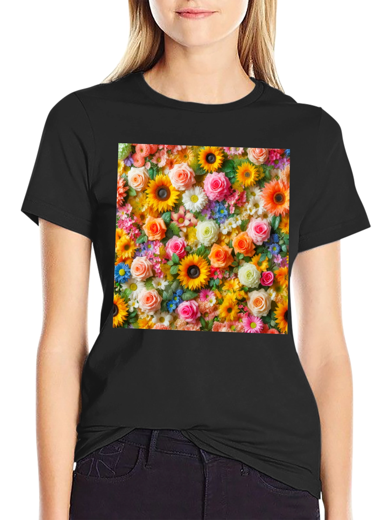 Floral Patterned T-Shirt