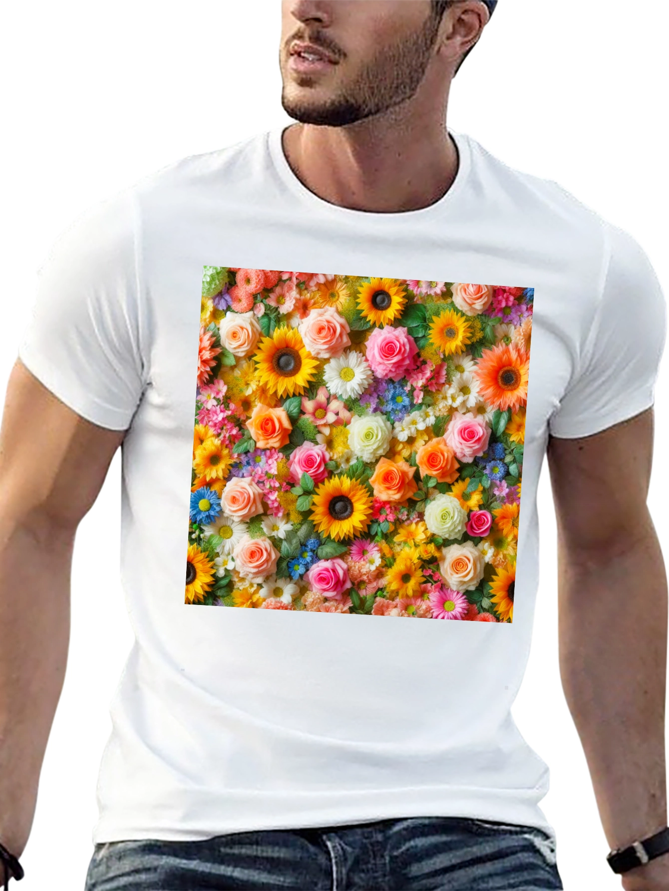 Floral Patterned T-Shirt