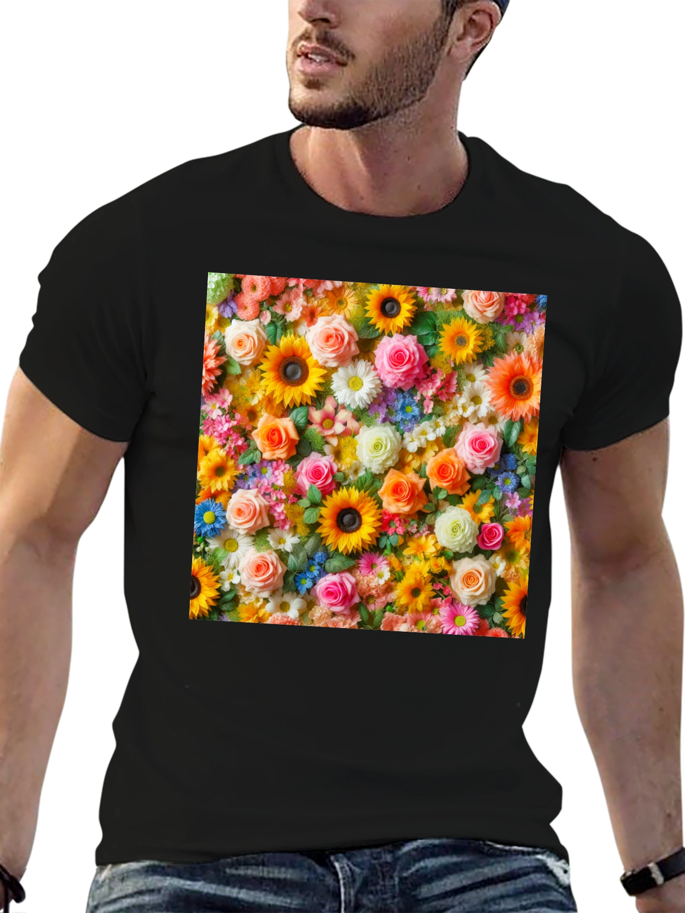 Floral Patterned T-Shirt