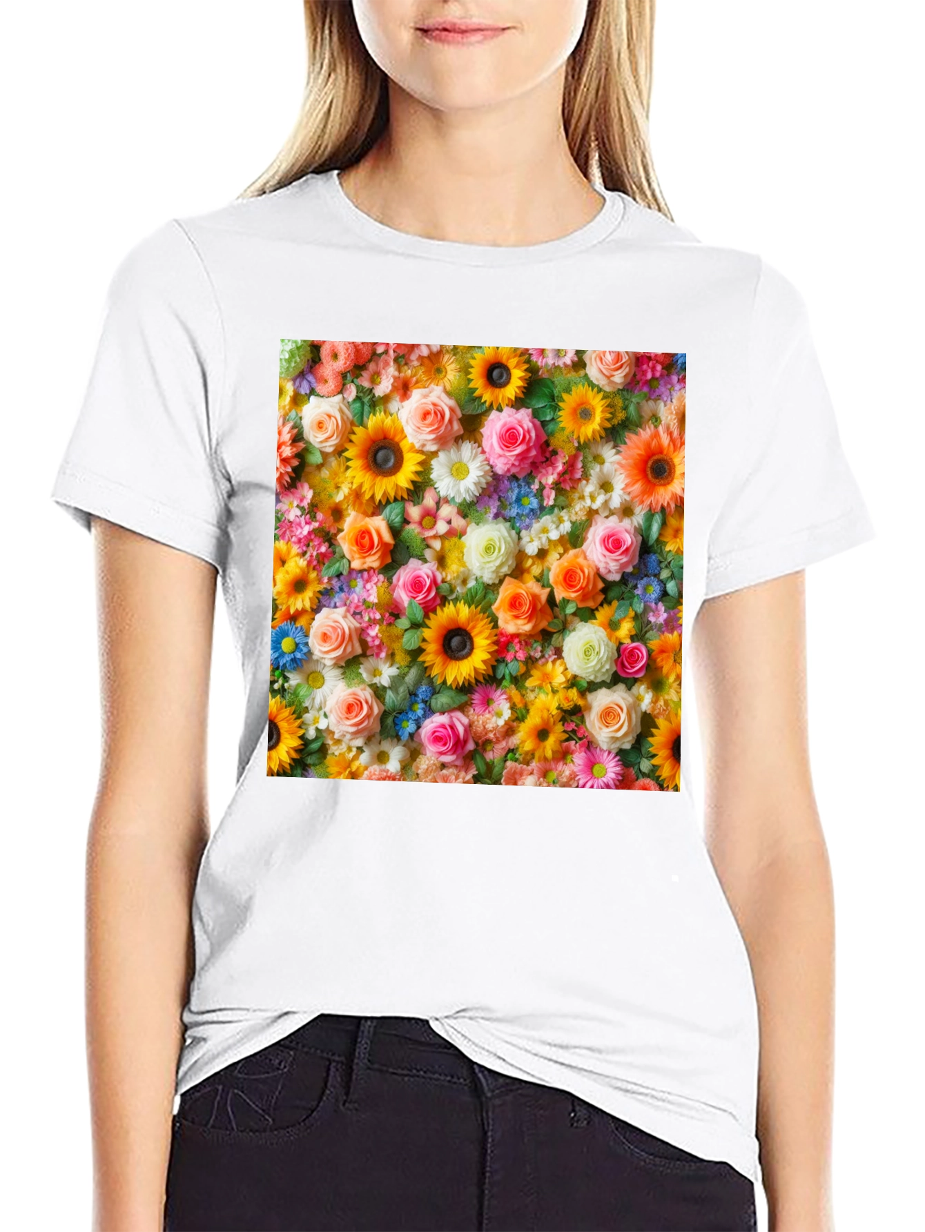 Floral Patterned T-Shirt