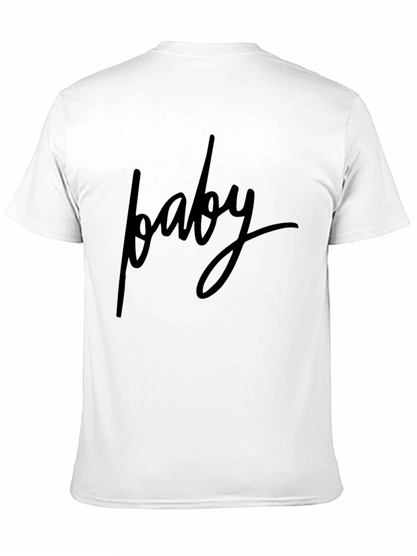Baby Graphic Print Black T-Shirt