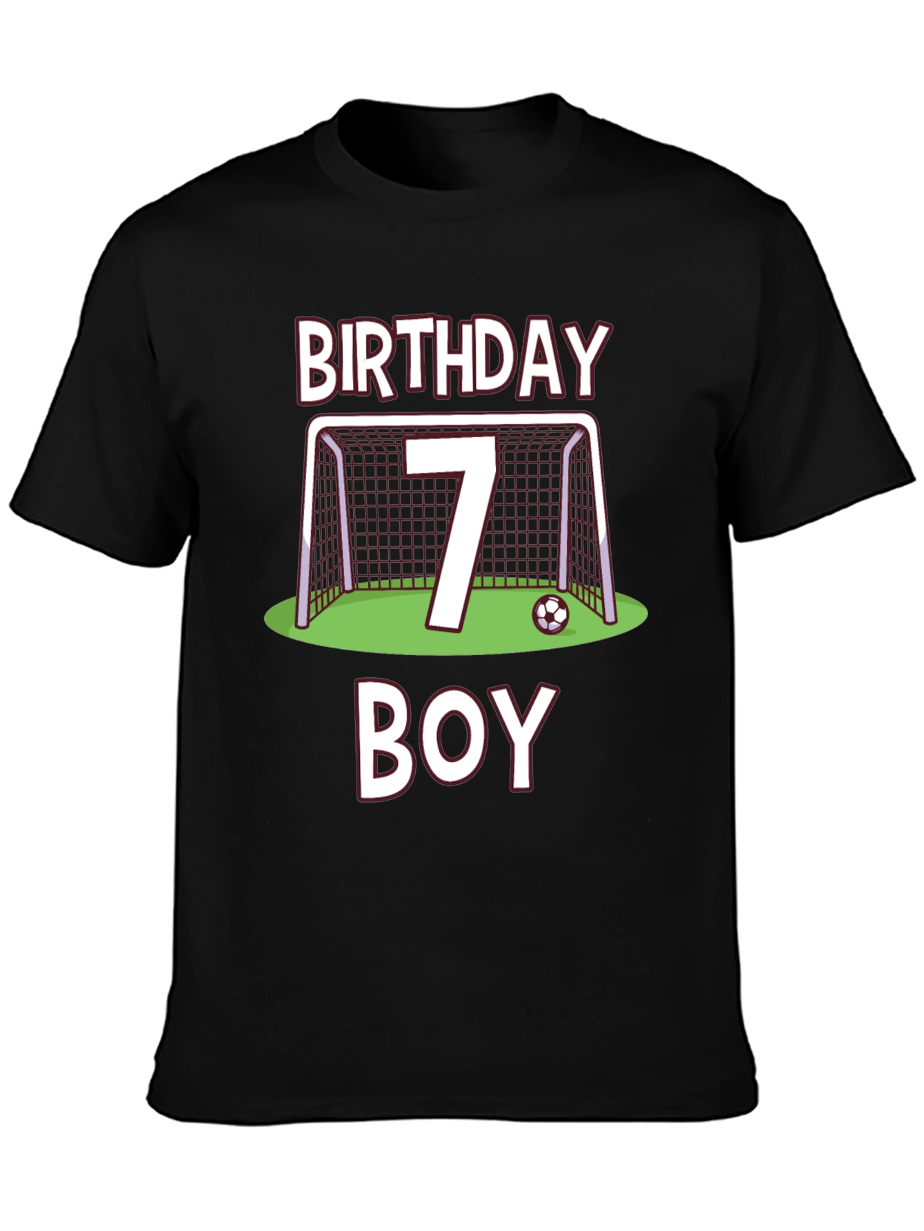 Birthday Boy Soccer T-Shirt - Number 7