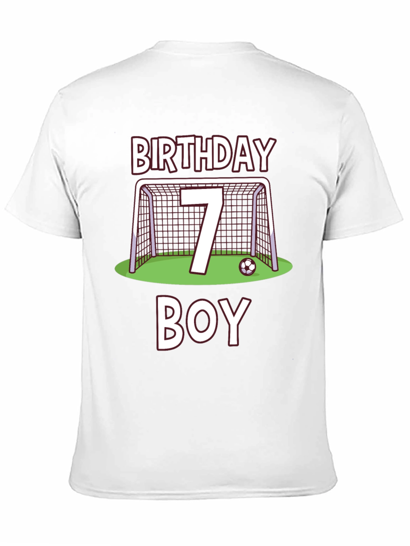 Birthday Boy Soccer T-Shirt - Number 7
