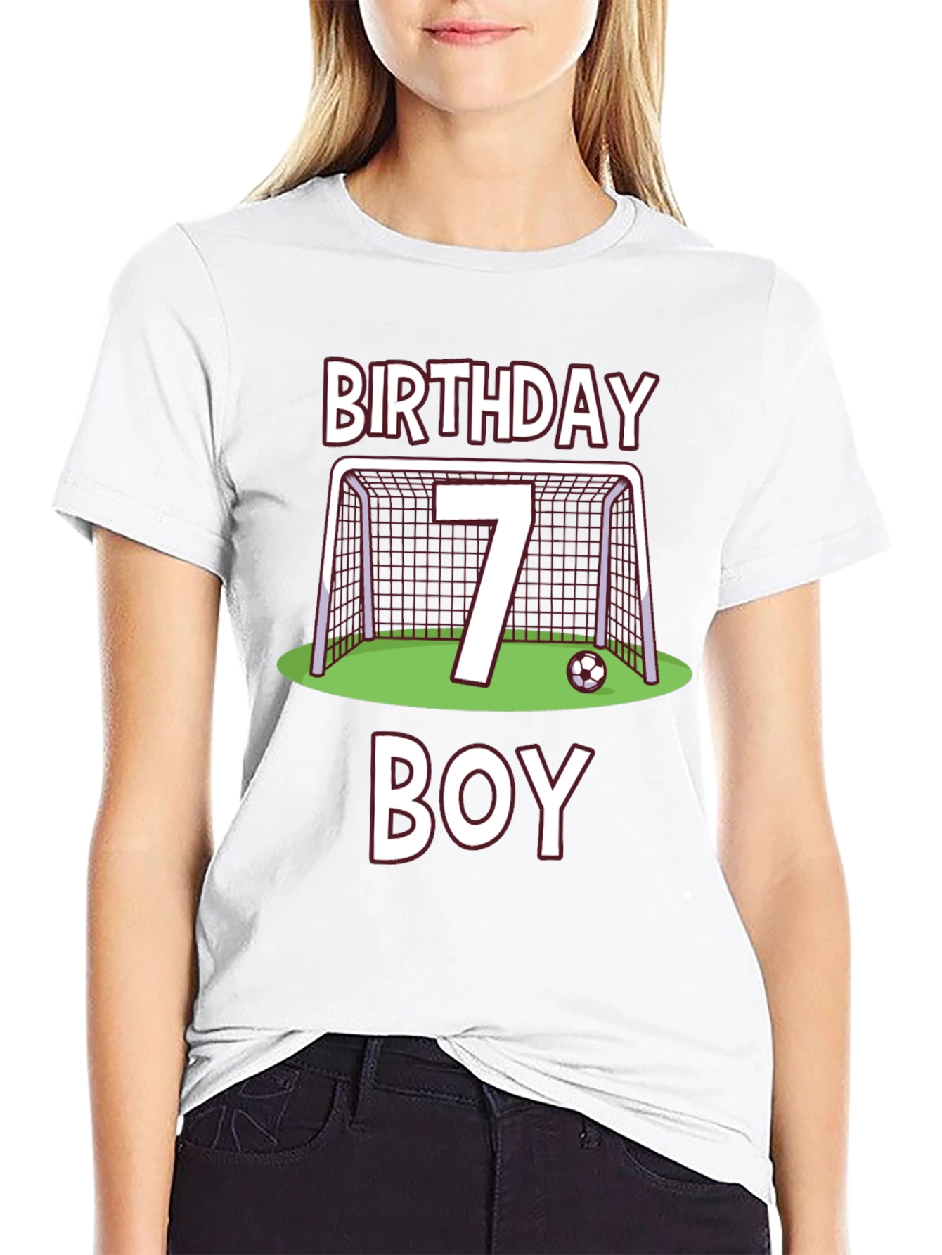 Birthday Boy Soccer T-Shirt - Number 7