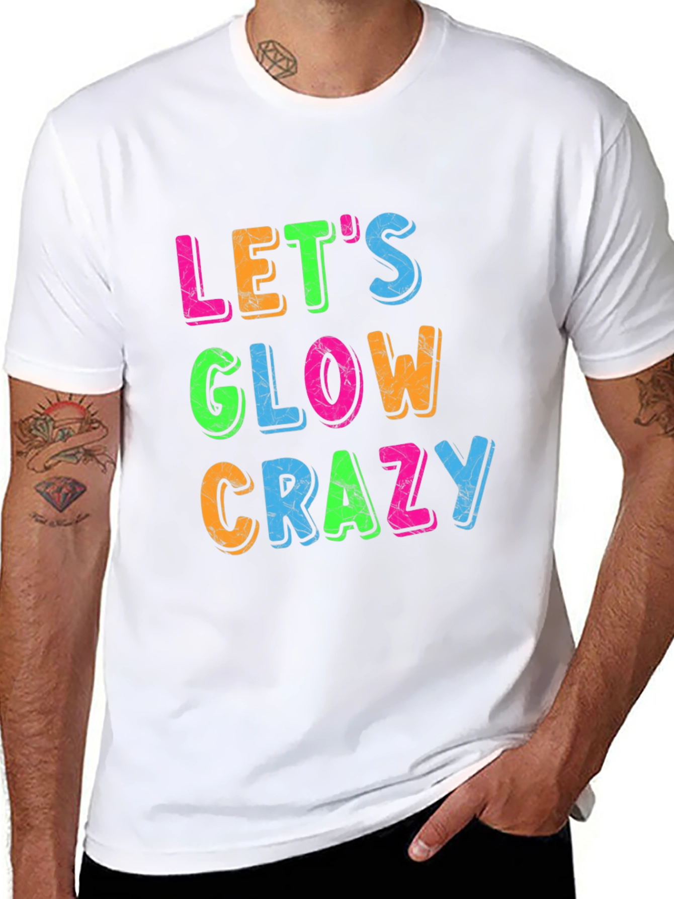 Lets Glow Crazy Graphic Tee