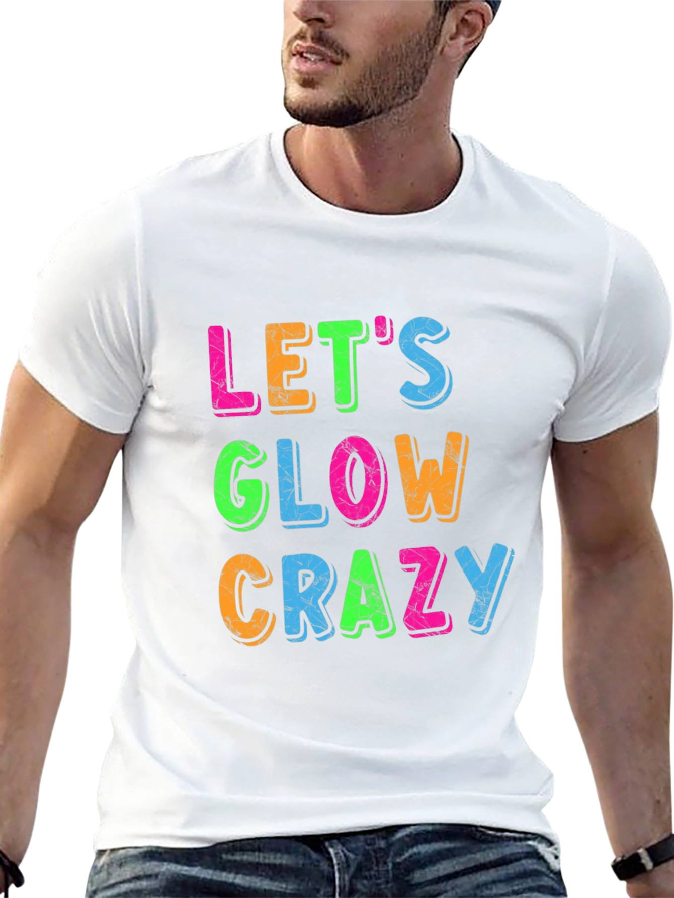 Lets Glow Crazy Graphic Tee