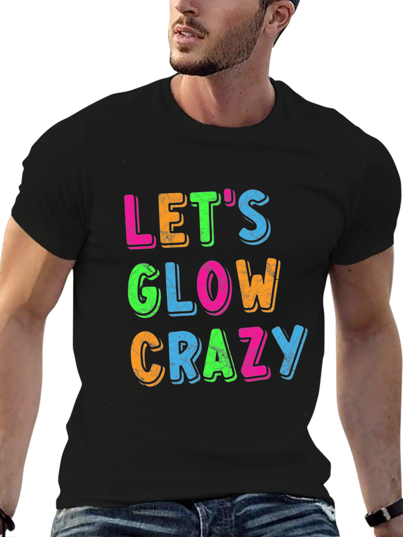 Lets Glow Crazy Graphic Tee
