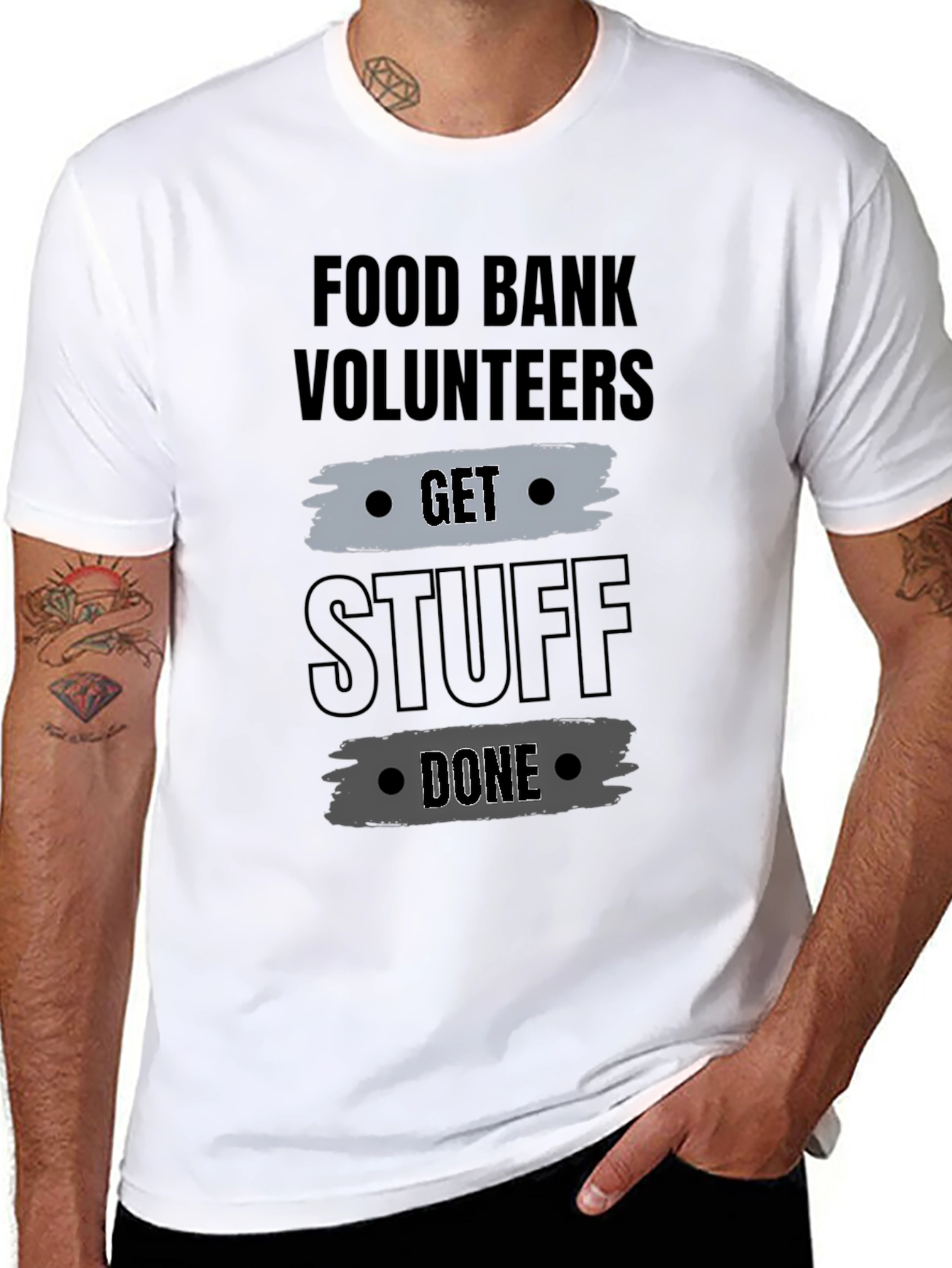 Food Bank Volunteers Get Stuff Done T-Shirt
