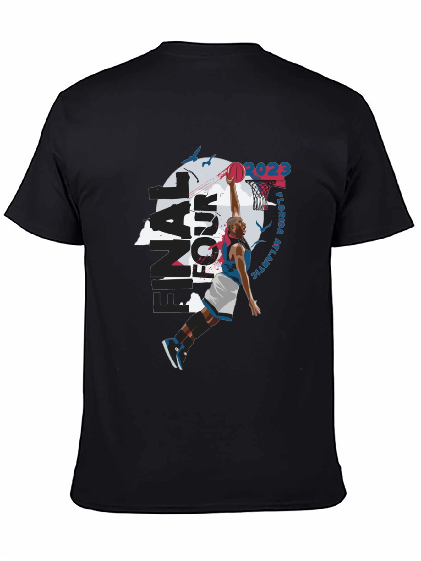 Final Four Florida Atlantic 2023 Black T-Shirt