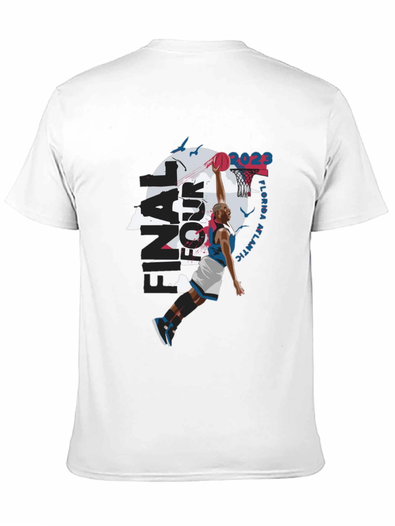 Final Four Florida Atlantic 2023 Black T-Shirt