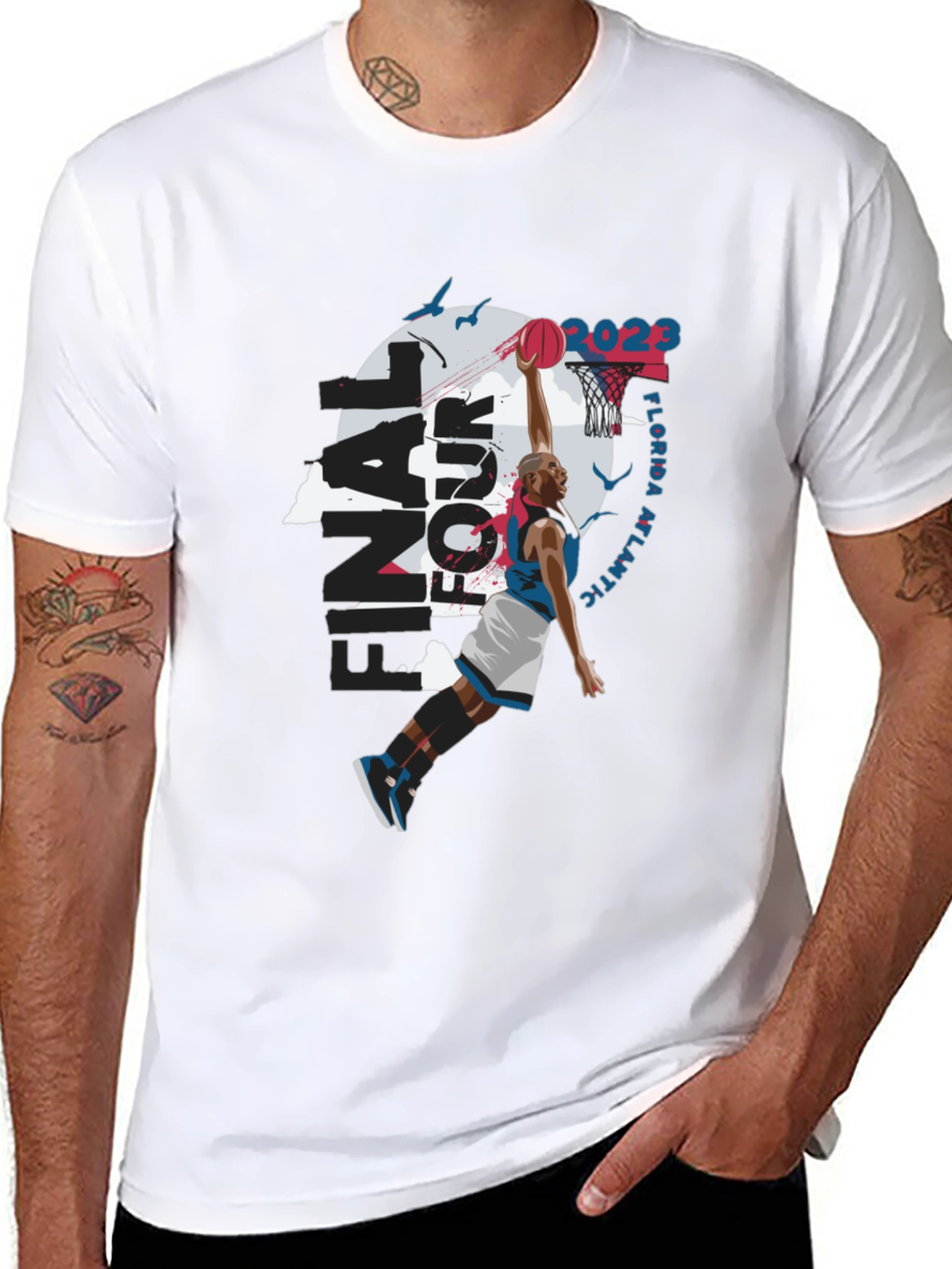 Final Four Florida Atlantic 2023 Black T-Shirt