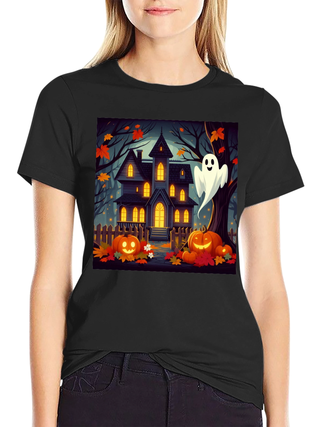 Halloween Haunted House T-Shirt