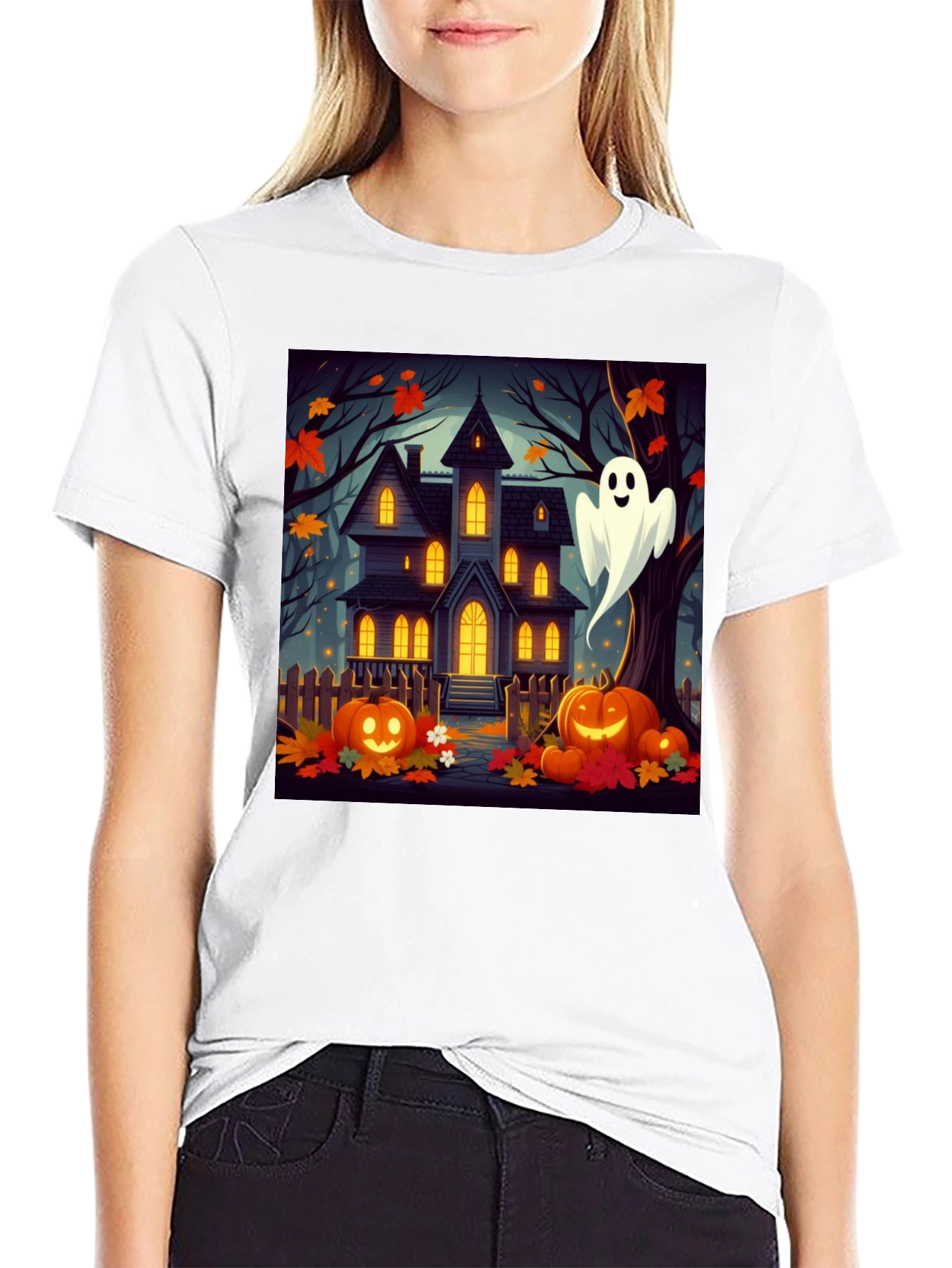 Halloween Haunted House T-Shirt
