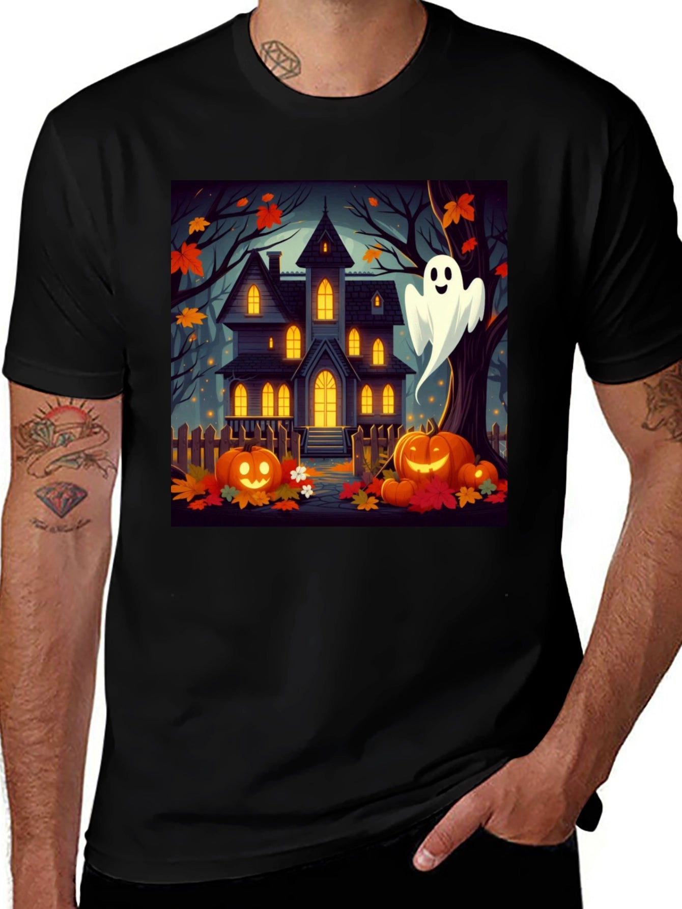 Halloween Haunted House T-Shirt