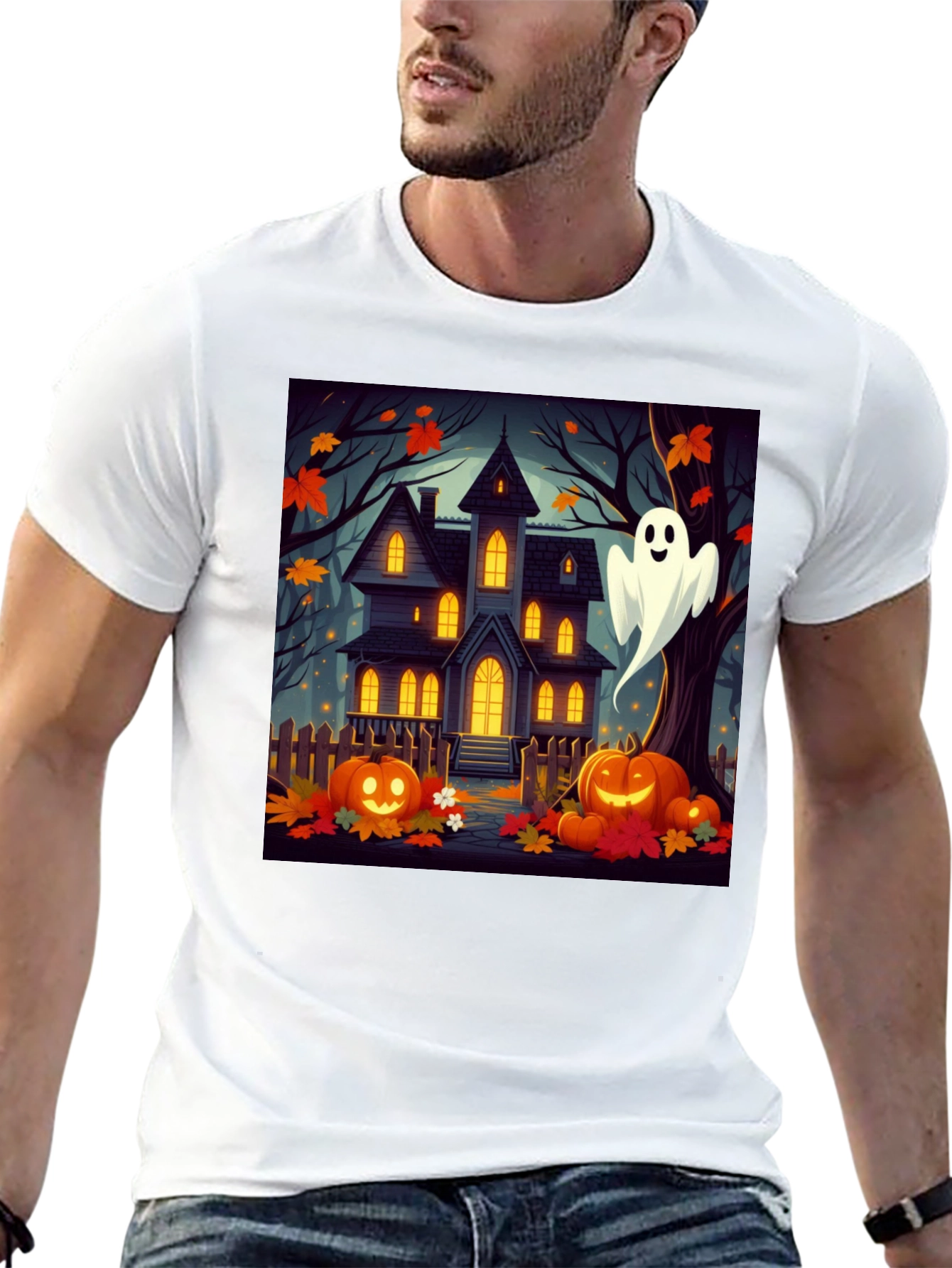 Halloween Haunted House T-Shirt