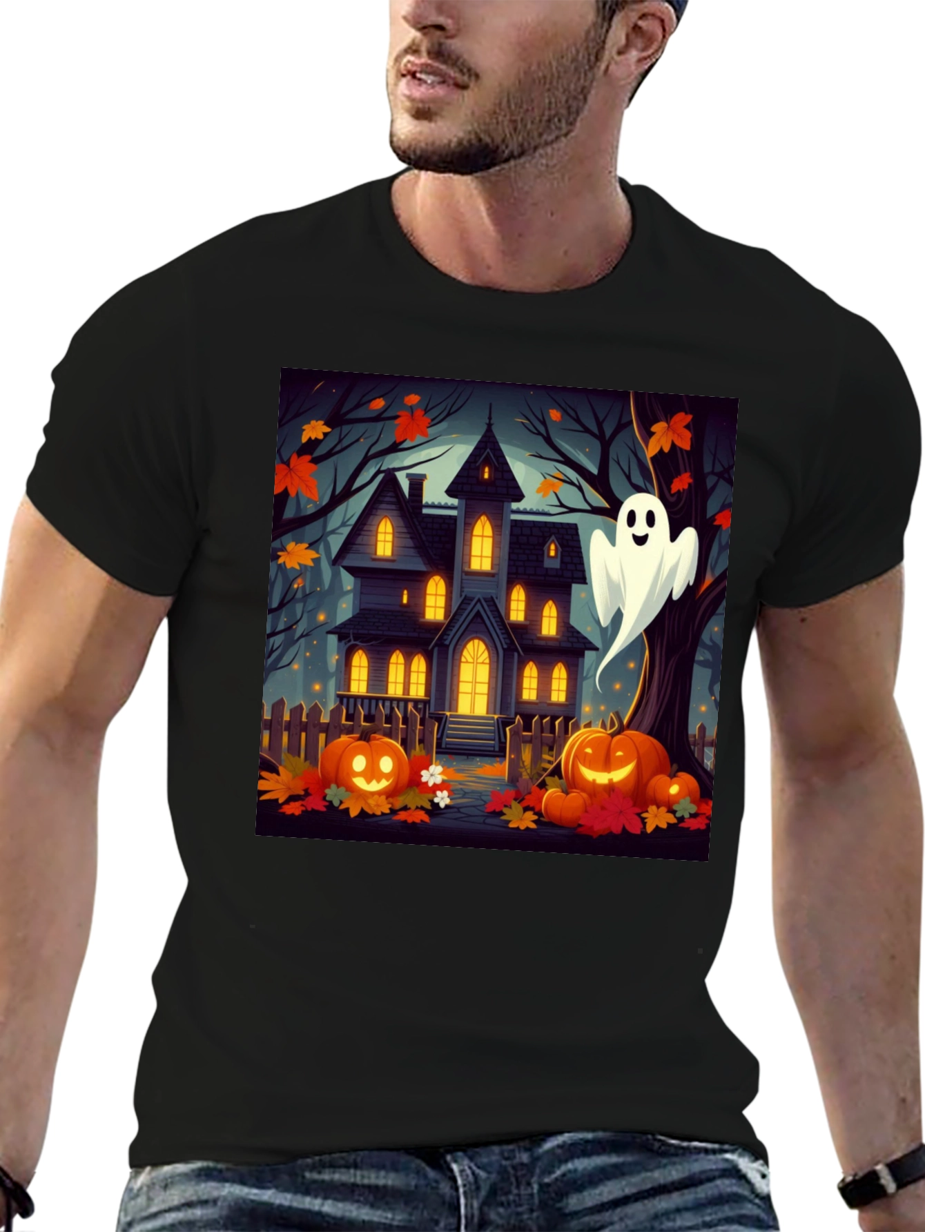 Halloween Haunted House T-Shirt